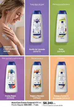 Vista previa Catálogo AVON Campaña 11/2025 válido desde el 23.09.2025 | Página: 110 | Productos: Avena, Palta, Radiante, Crema