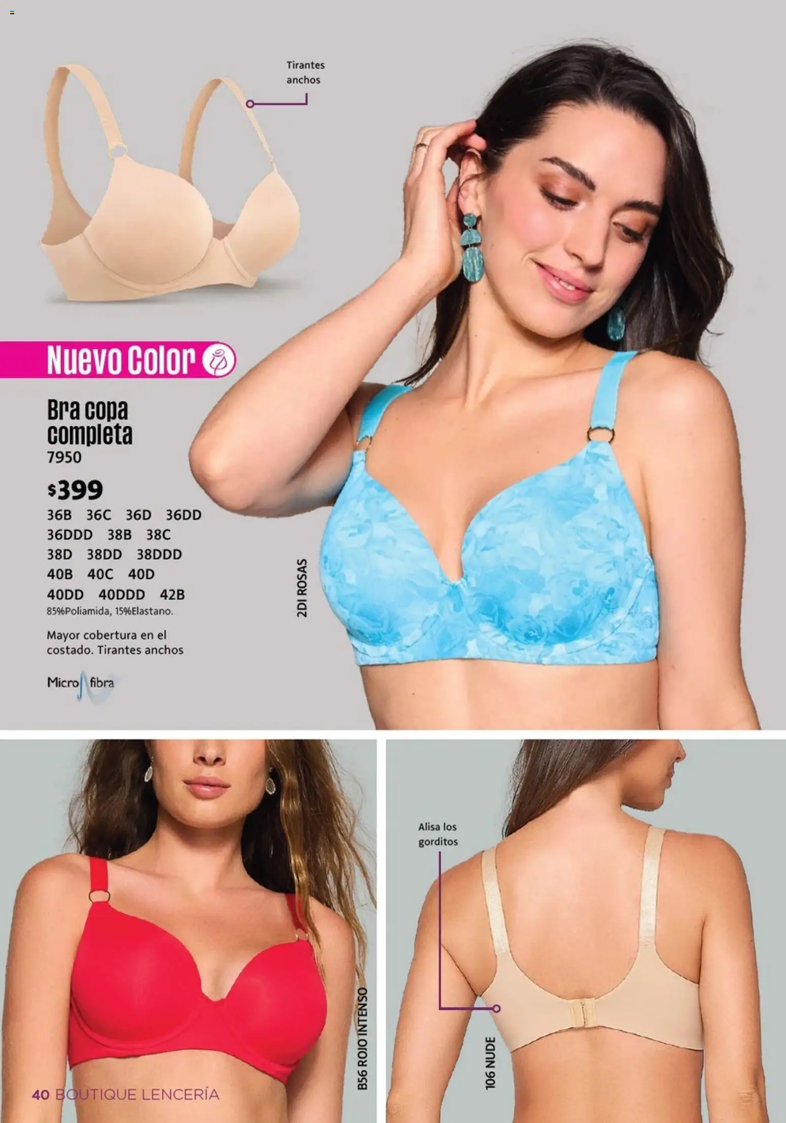 Nuevas ofertas de Ilusión válidas en toda la República Mexicana desde el 01.03.2026. ¡Encuentra las mejores ofertas en Ilusión catálogo Primavera! | Página: 42 | Productos: Tirantes, Lenceria