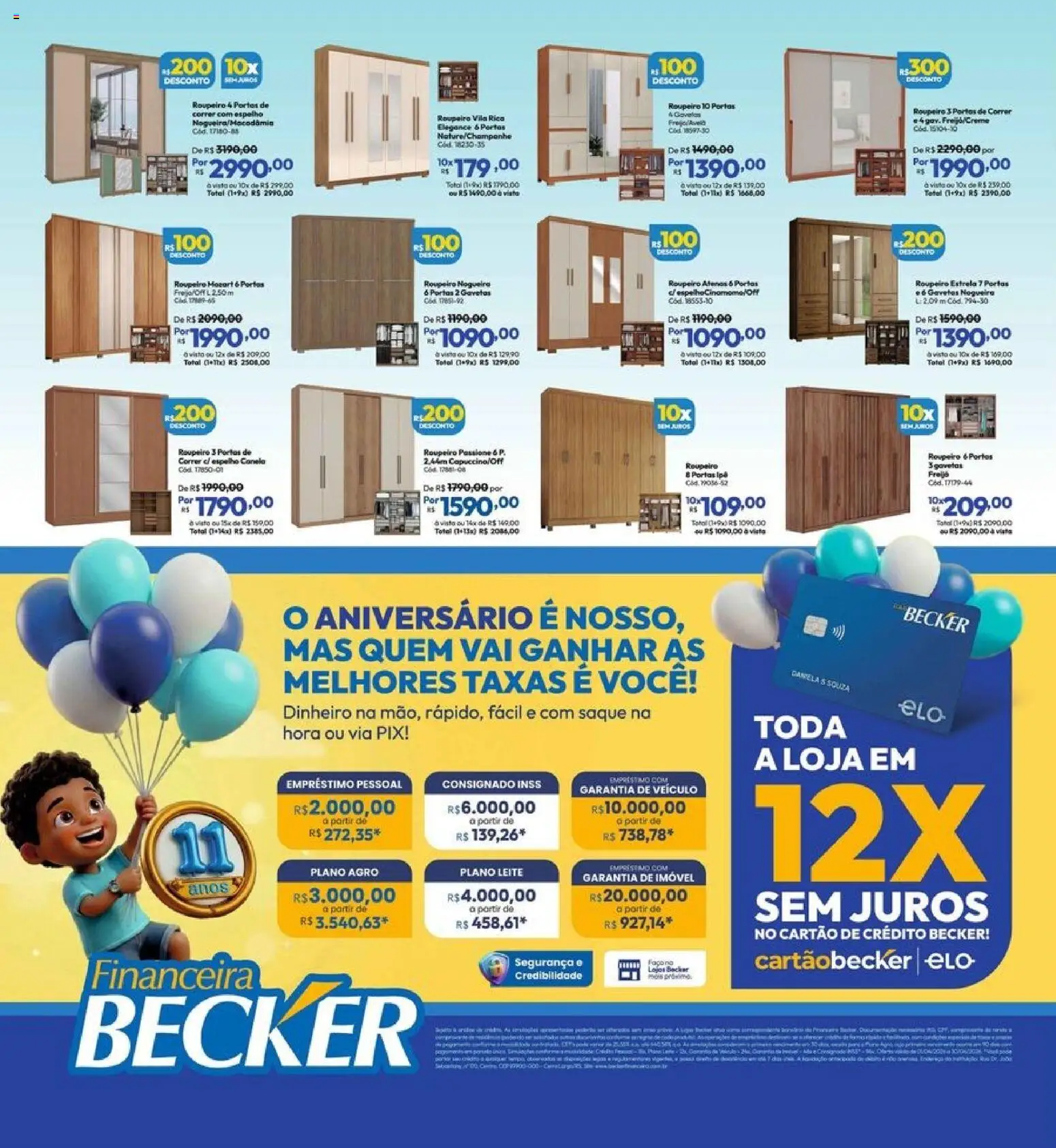 Lojas Becker Folheto - válido de 01.04.2026 | Página: 17