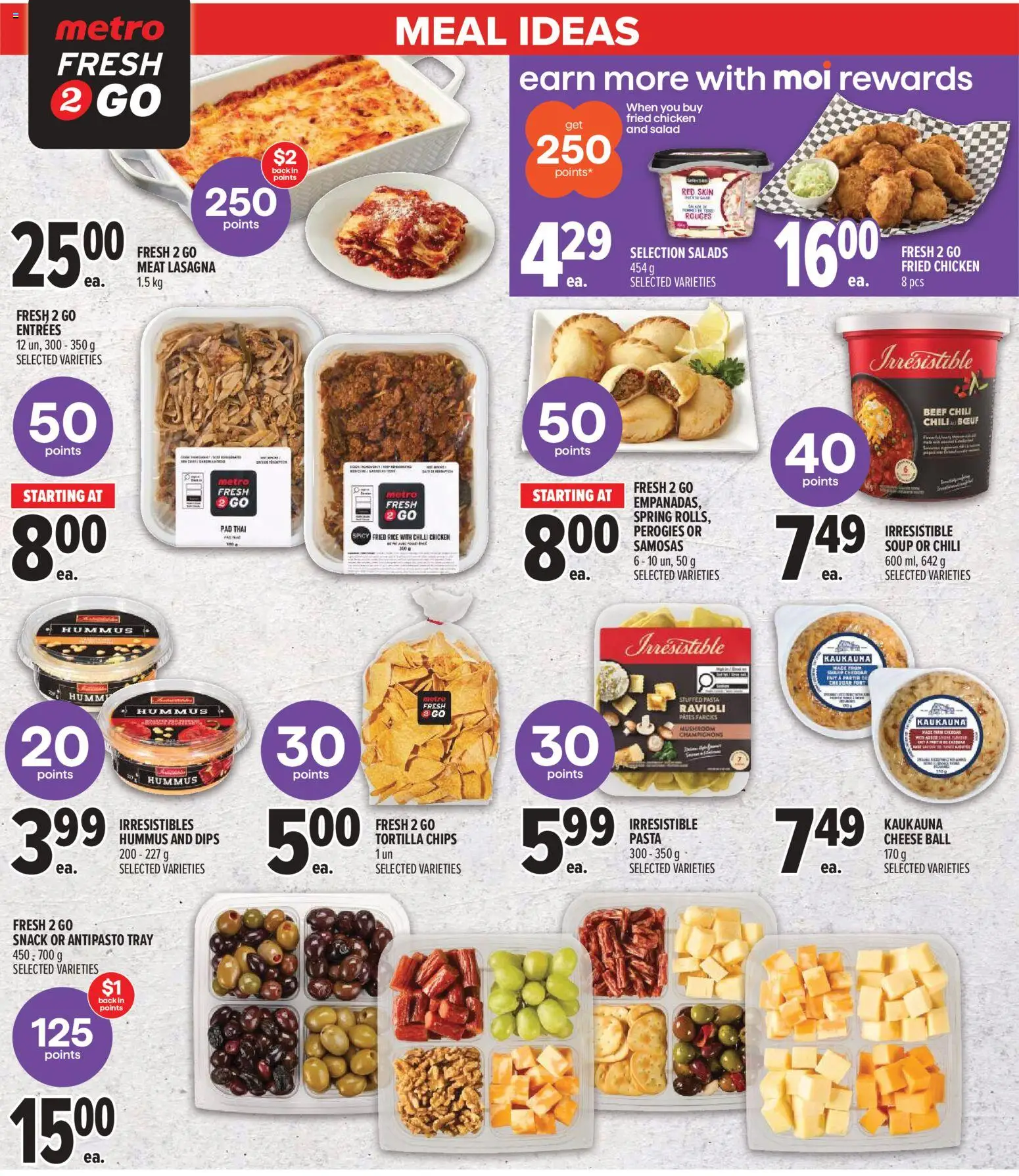 Metro flyer valid from 27.11.2025 | Page: 10 | Products: Pasta, Salad, Cheese, Chicken