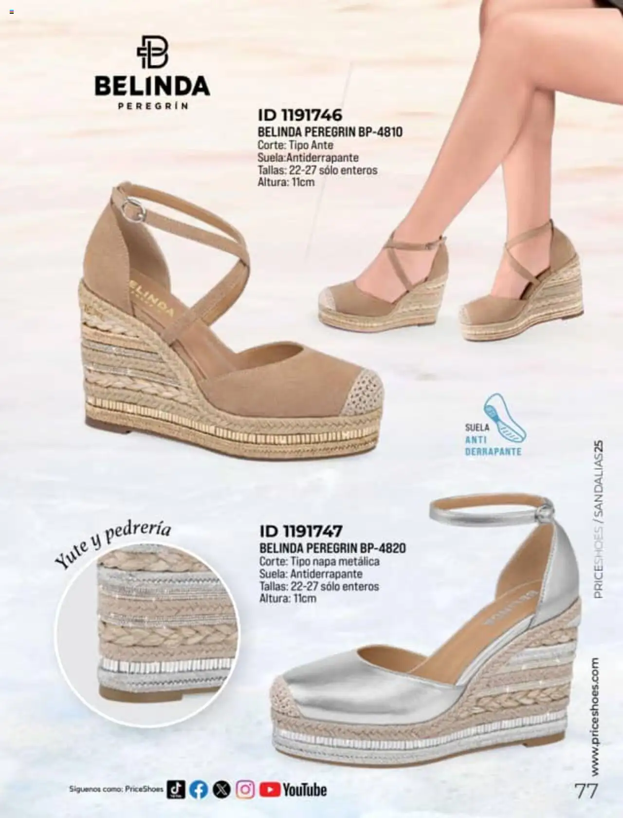 Nuevas ofertas de Price Shoes válidas en toda la República Mexicana desde el 27.01.2025. ¡Encuentra las mejores ofertas en Price Shoes catálogo Sandalias! | Página: 77