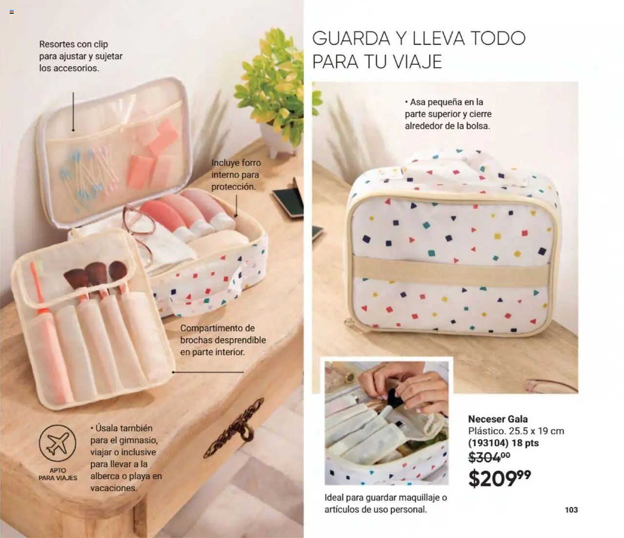 Nuevas ofertas de AVON válidas en toda la República Mexicana desde el 09.08.2025. ¡Encuentra las mejores ofertas en AVON - Casa & Estilo 13 2025! | Página: 105 | Productos: Neceser, Maquillaje