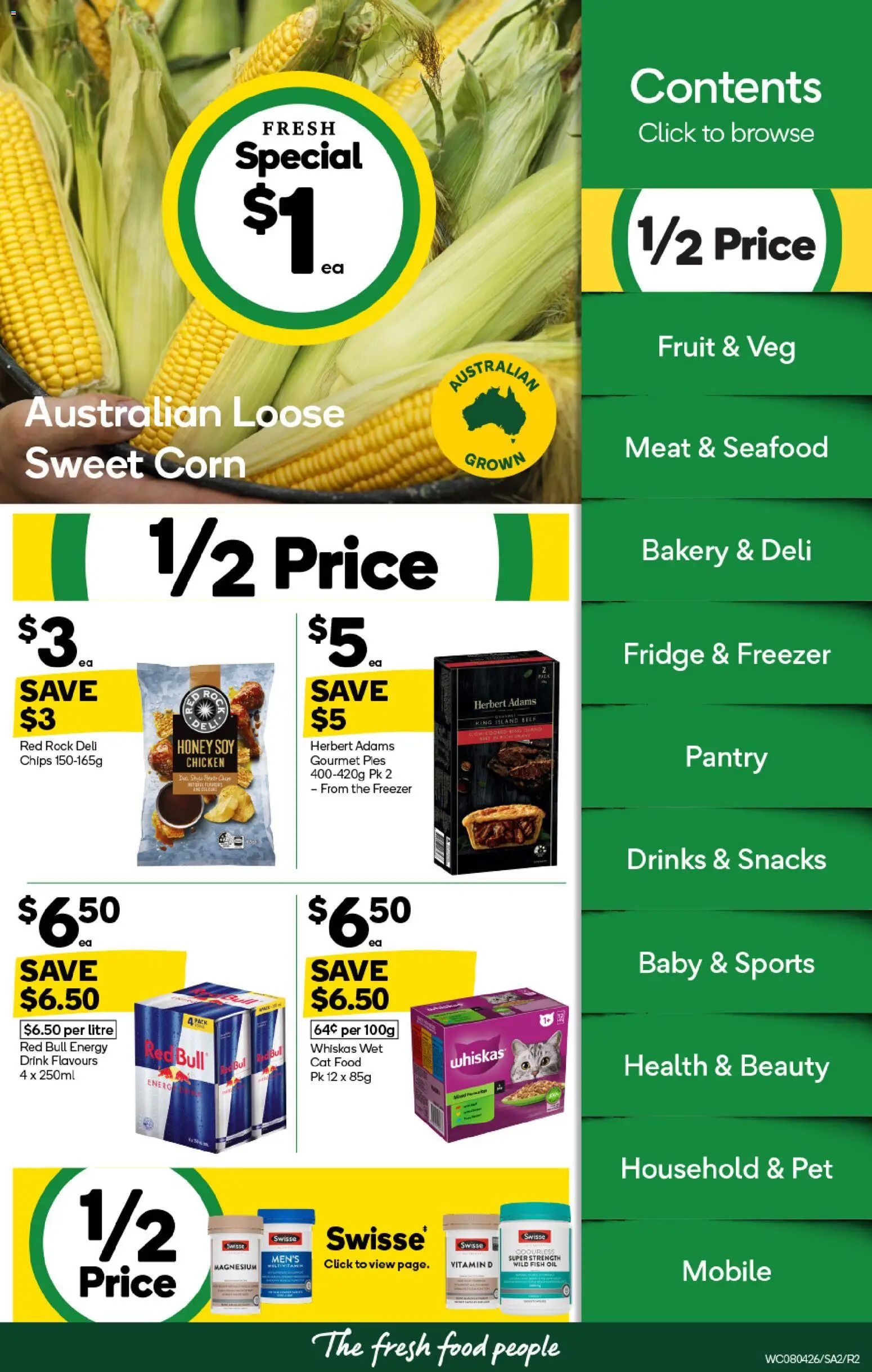 Woolworths catalogue - valid from 08.04.2026 | Page: 2 | Products: Household, Oil, Honey, Mobile