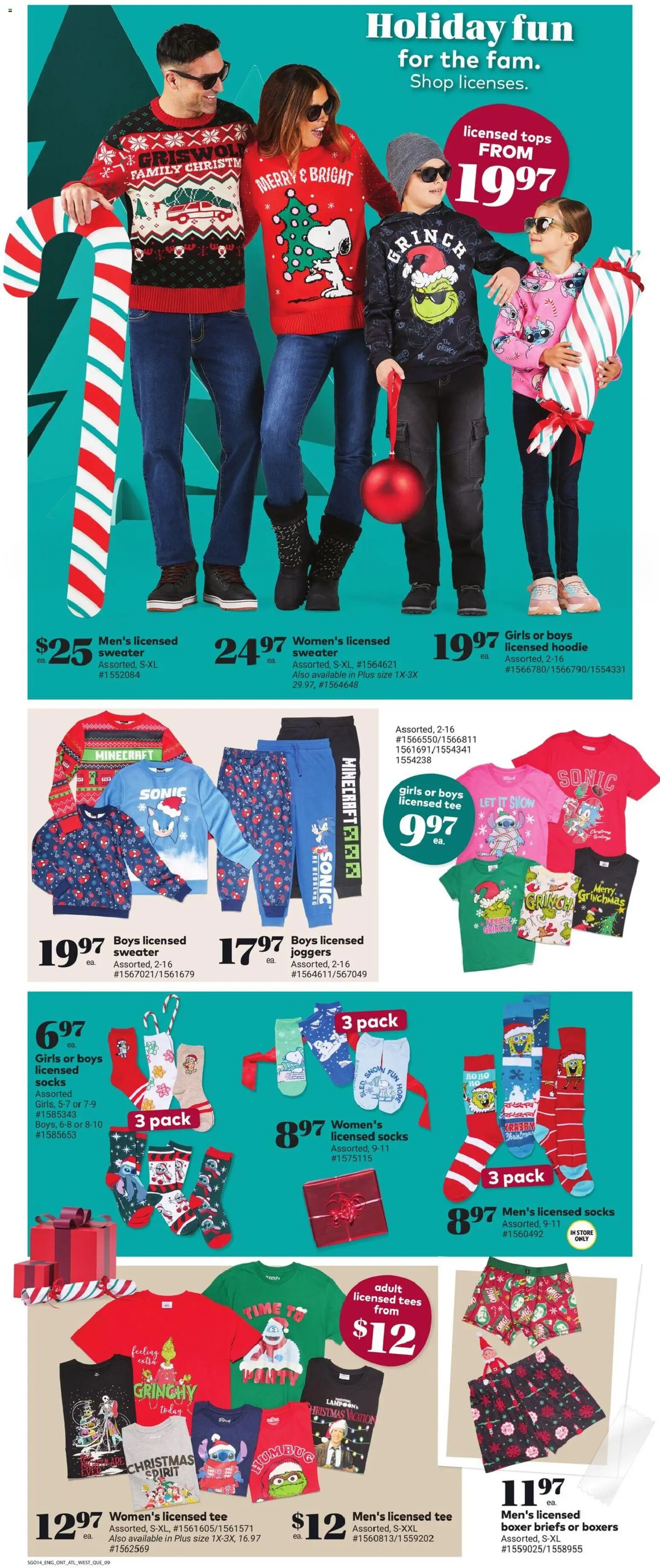 Giant Tiger flyer valid from 05.11.2025 | Page: 11 | Products: Boxers, Sweater, Hoodie, Briefs