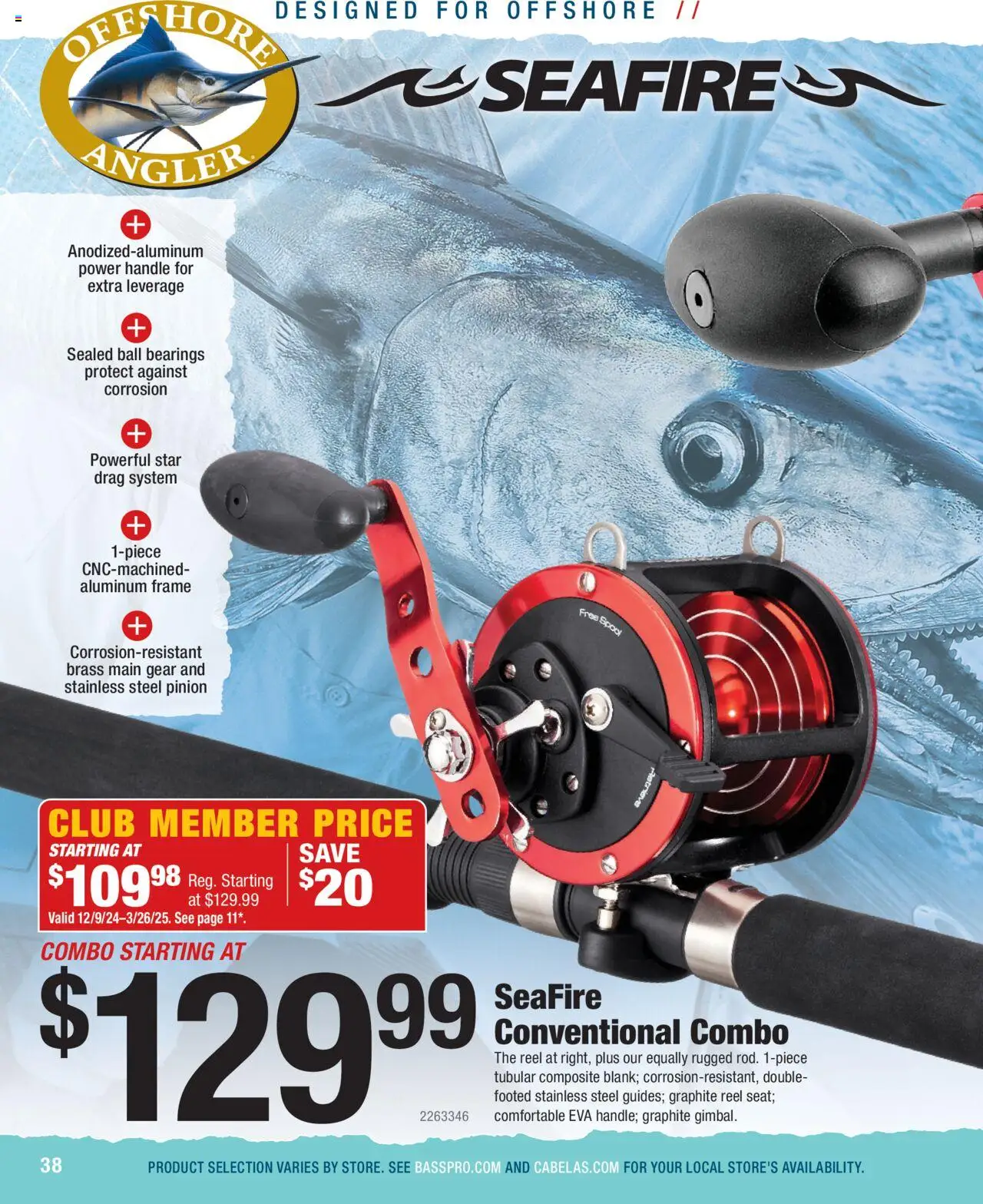 Cabela's Saltwater Specialist 25 - valid from 01.01.2025 | Page: 38 | Products: Bearings