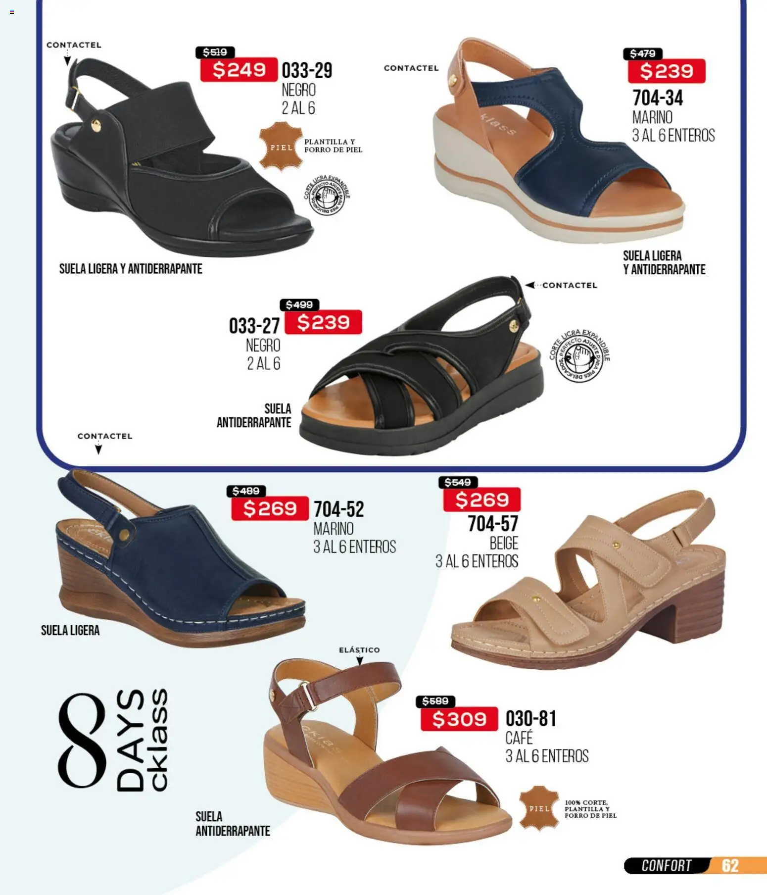 Nuevas ofertas de Cklass válidas en toda la República Mexicana desde el 18.03.2026. ¡Encuentra las mejores ofertas en Cklass catálogo Liquidación total calzado! | Página: 63 | Productos: Café