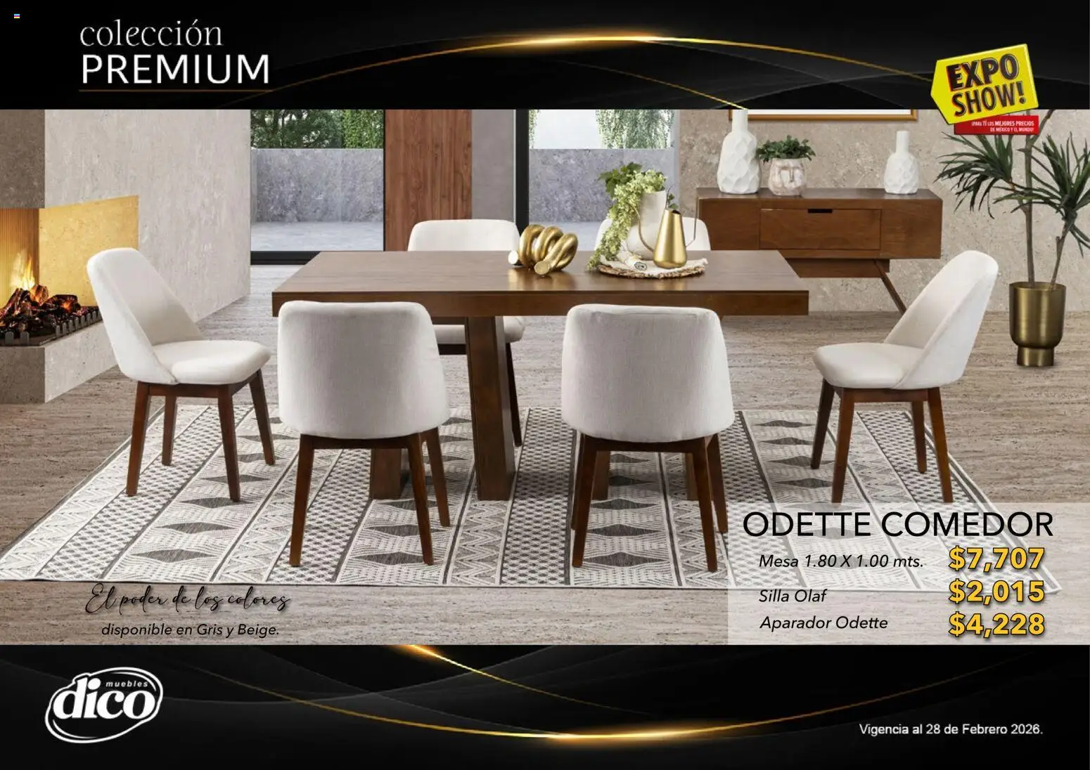 Nuevas ofertas de Muebles Dico válidas en toda la República Mexicana desde el 10.02.2026. ¡Encuentra las mejores ofertas en Muebles Dico catálogo Colección Premium! | Página: 49