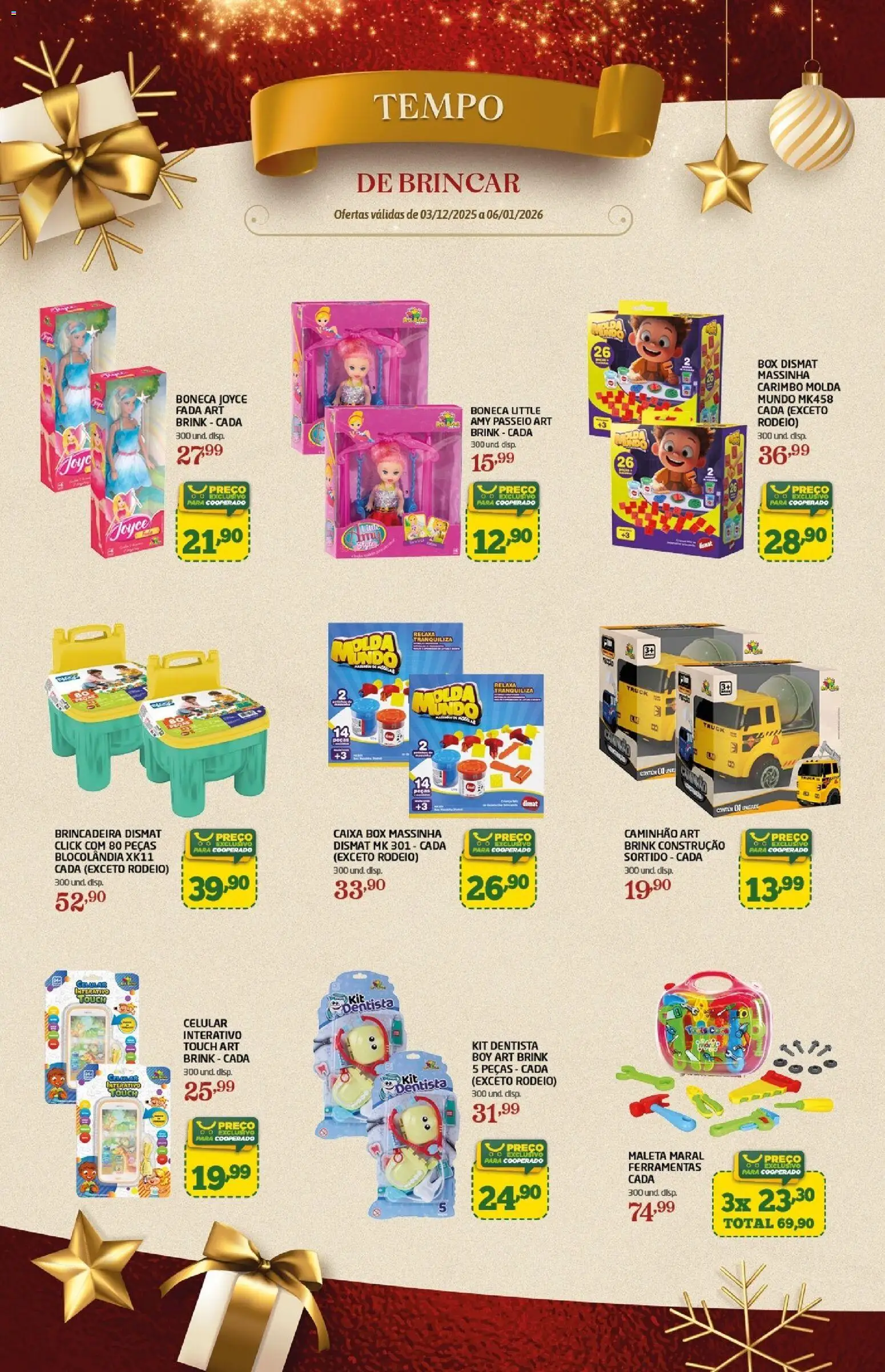 Cooper Folheto - válido de 03.12.2025 | Página: 10 | Produtos: Celular, Boneca, Caixa