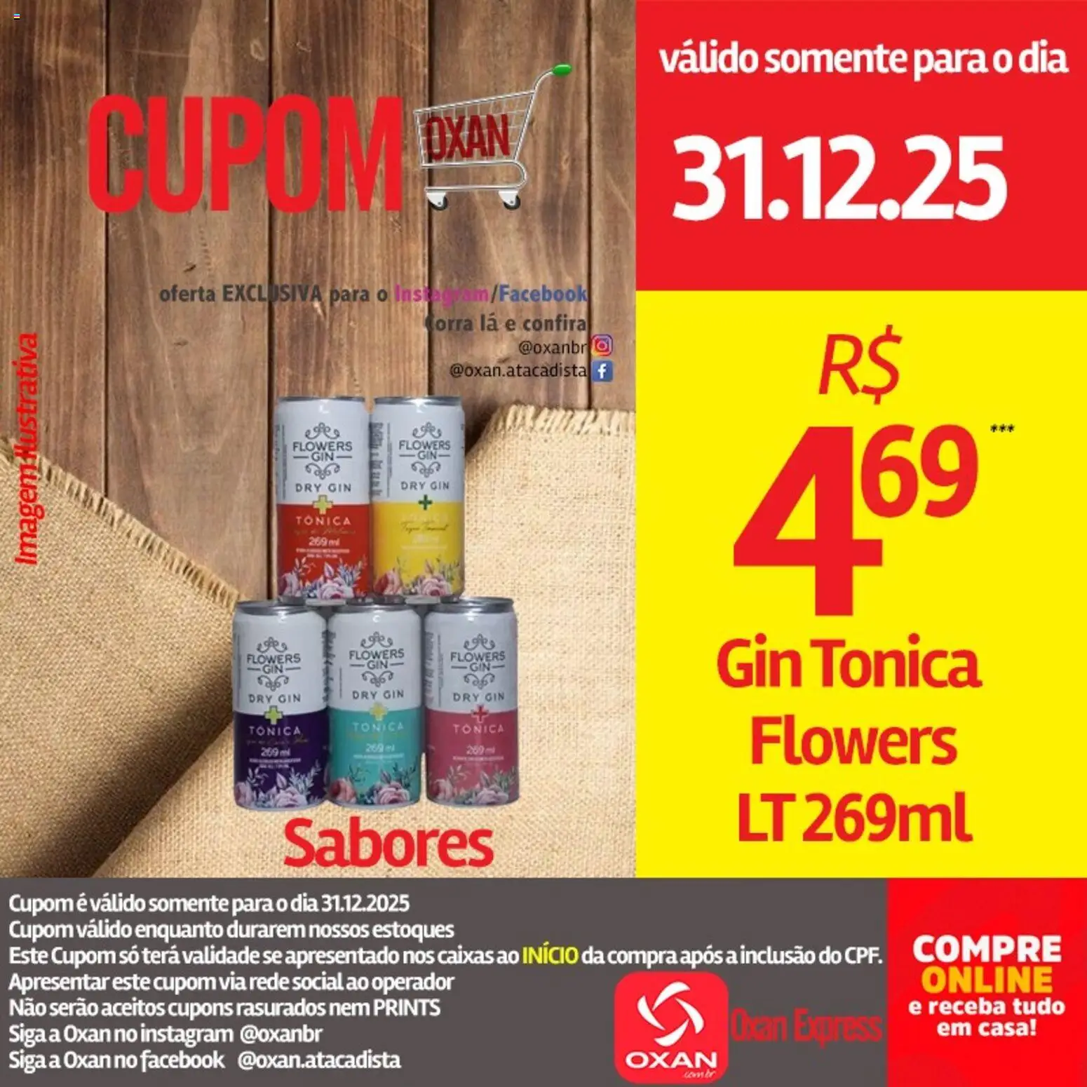 Oxan Atacadista Folheto - válido de 31.12.2025 | Página: 12 | Produtos: Gin