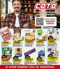 Vista previa Coto ofertas válido desde el 08.09.2025