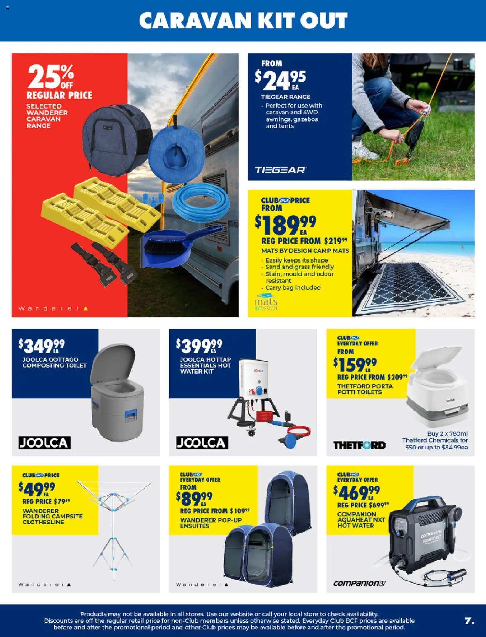 BCF catalogue - valid from 17.03.2026 | Page: 7 | Products: Toilet, Grass, Water, Bag