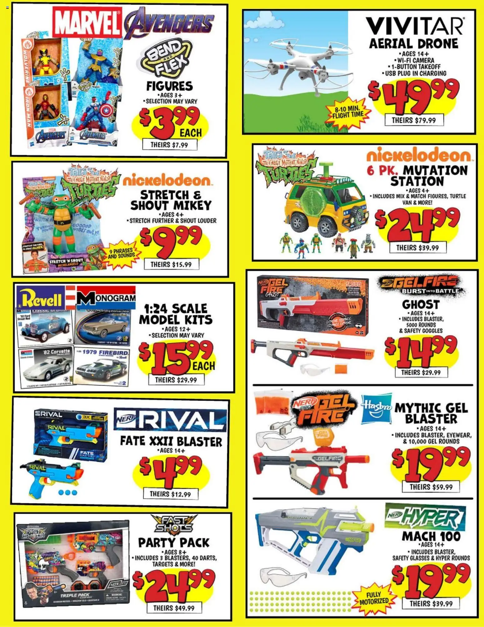 Ollie's Toy Ad - valid from 06.12.2025 | Page: 4 | Products: Model Kits, Glasses, Usb, Iron