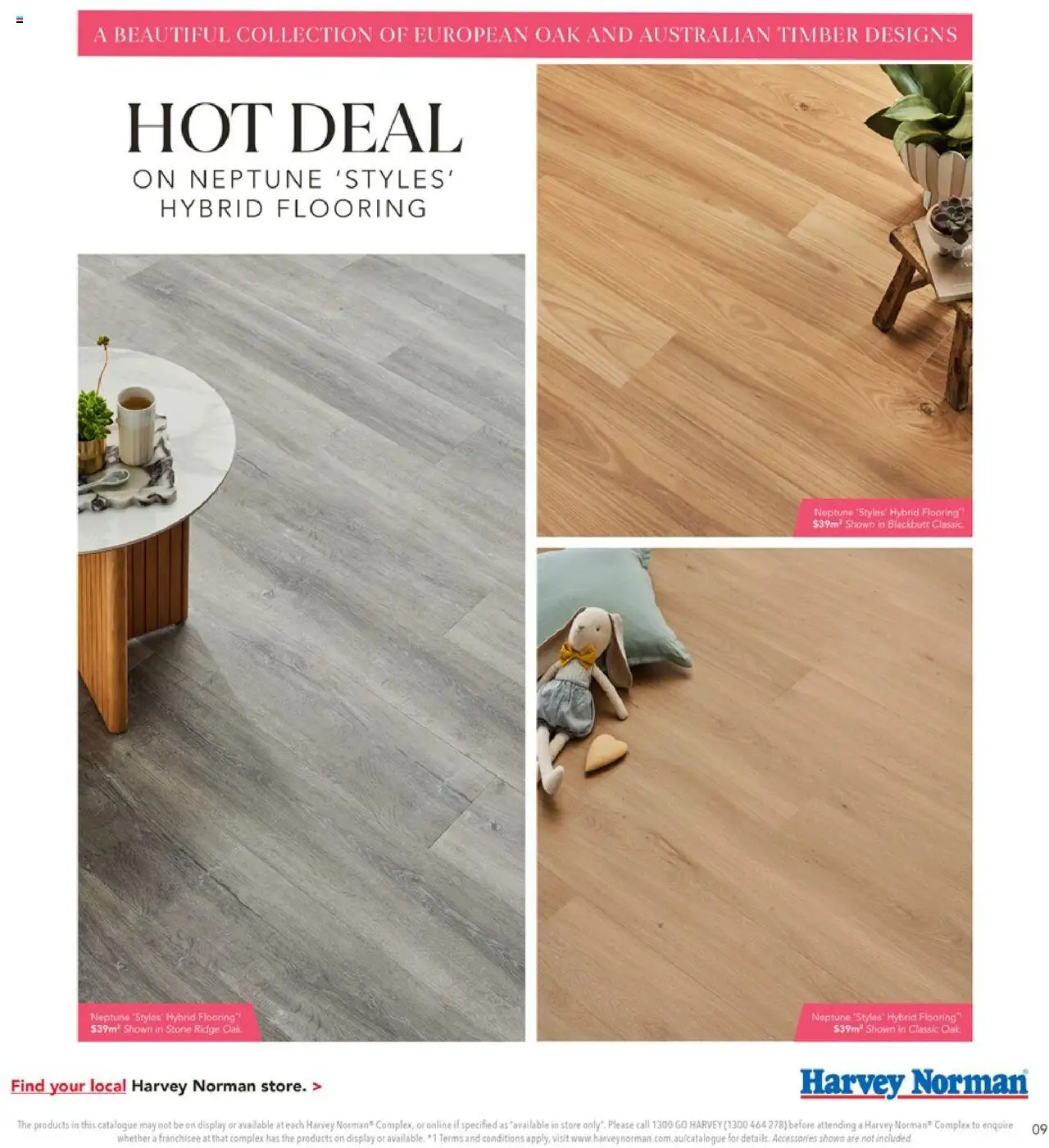 Harvey Norman catalogue - valid from 07.08.2025 | Page: 9 | Products: Flooring, Accessories