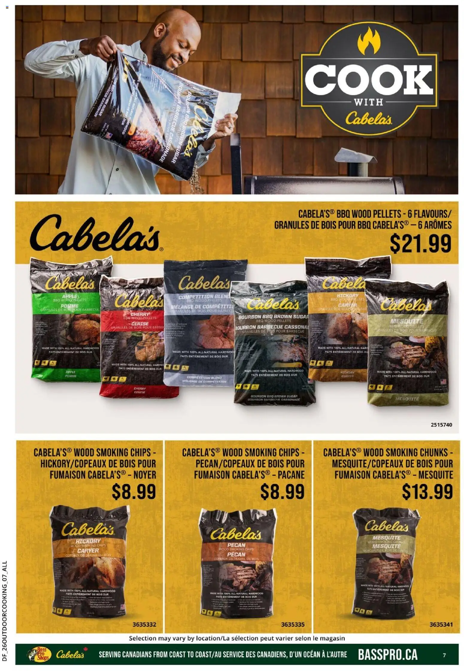 Cabelas flyer valid from 23.03.2026 | Page: 7 | Products: Bourbon, Chips