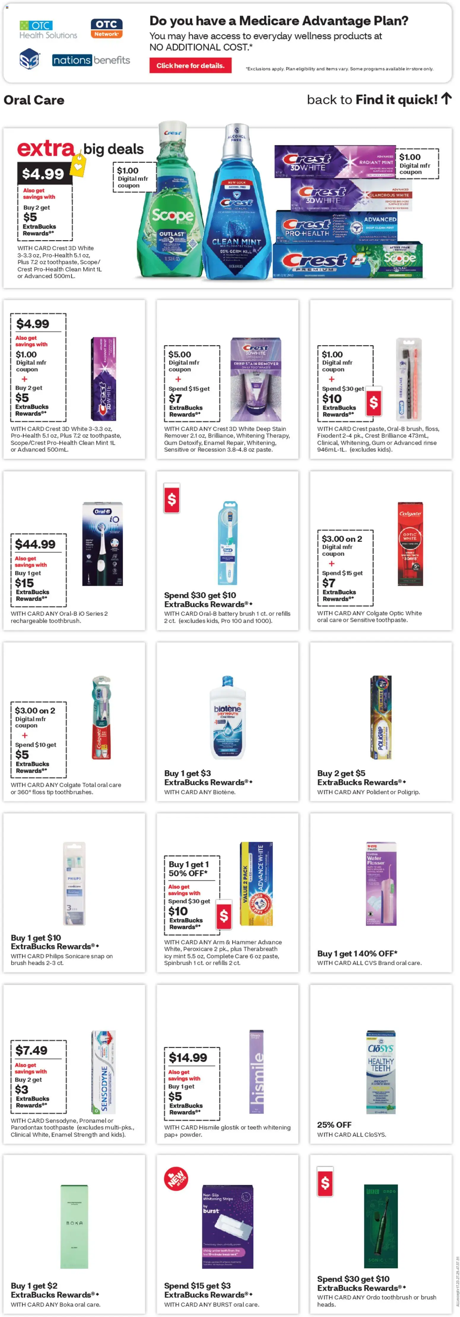 CVS Pharmacy Weekly Ad - CA - valid from 16.11.2025 | Page: 14 | Products: Battery, Brush, Hammer, Water