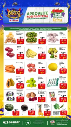 Semar Supermercado - Ofertas Terça e Quarta da Feira - Pré-Visualização do folheto da loja Semar Supermercado, válido de 03.02.2026