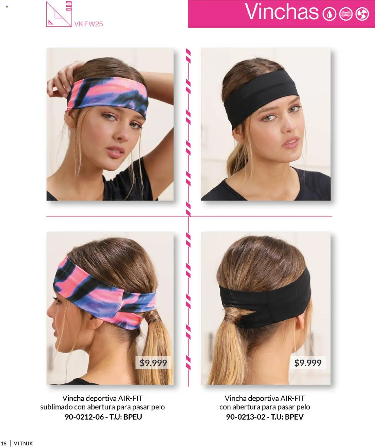 Vitnik catálogo Accesorios │ válido desde el 08.08.2025 | Página: 18 | Productos: Vincha