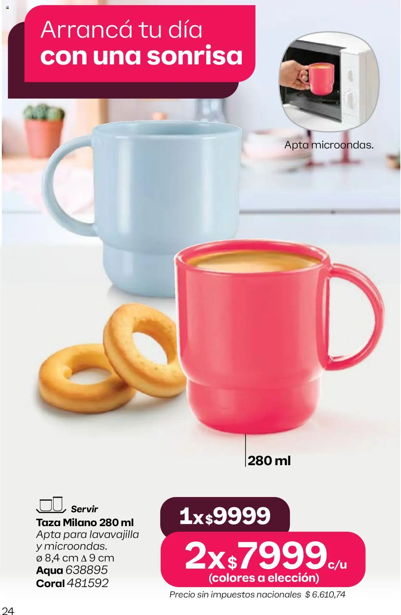 Tupperware Folleto │ válido desde el 08.09.2025 | Página: 25 | Productos: Taza