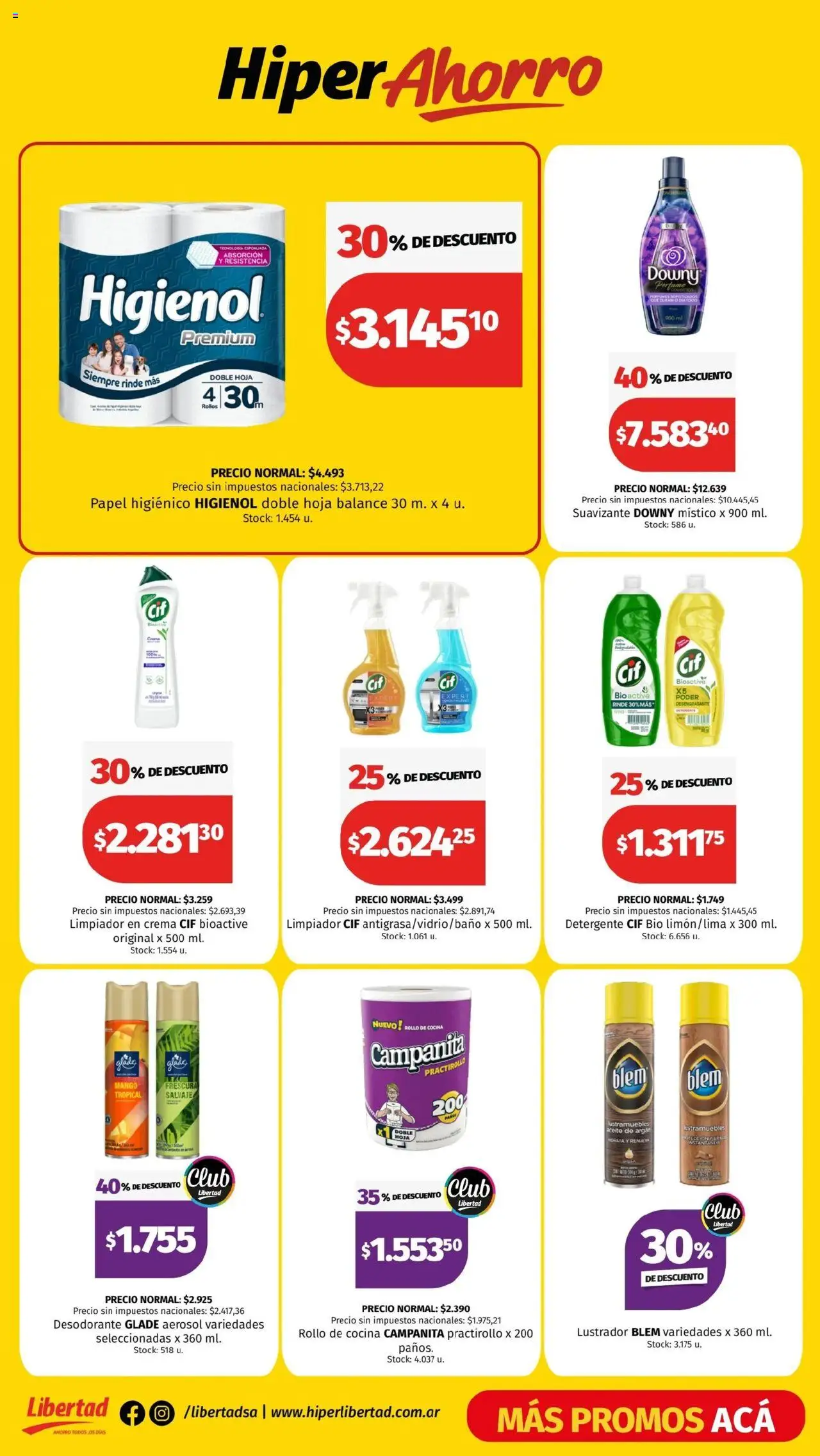 Hipermercado Libertad catálogo │ válido desde el 04.09.2025 | Página: 7 | Productos: Lustramuebles, Lustrador, Desodorante, Mango