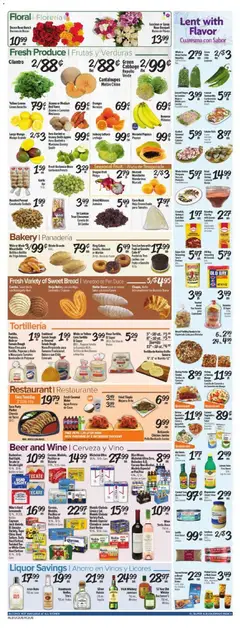 Preview of El Super weekly ads valid from 04.03.2026 | Page: 4 | Products: Apples, Fish, Sauce, Lemon
