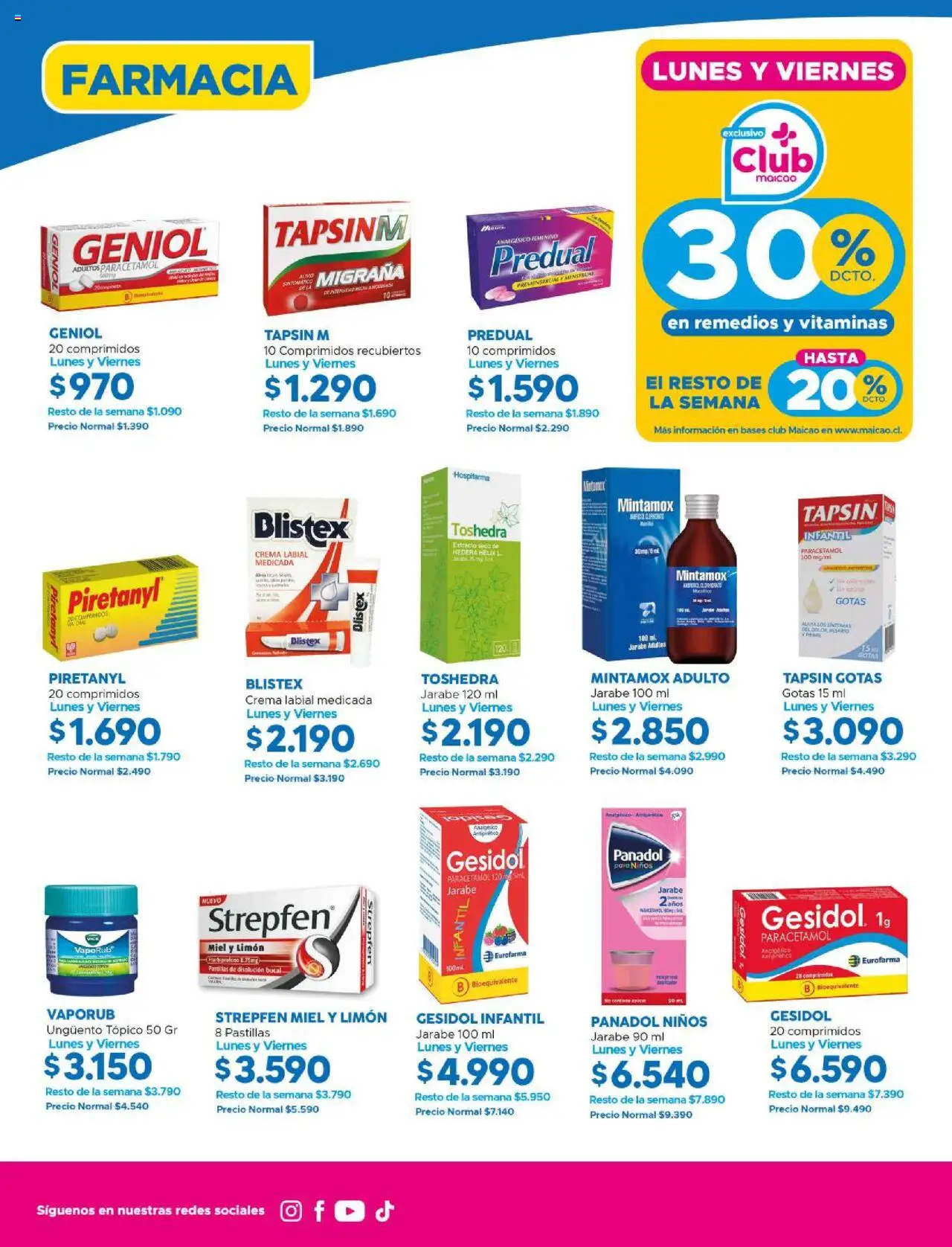 Maicao ofertas  │ válido desde el 01.08.2025 | Página: 30 | Productos: Limón, Vitaminas, Labial, Crema