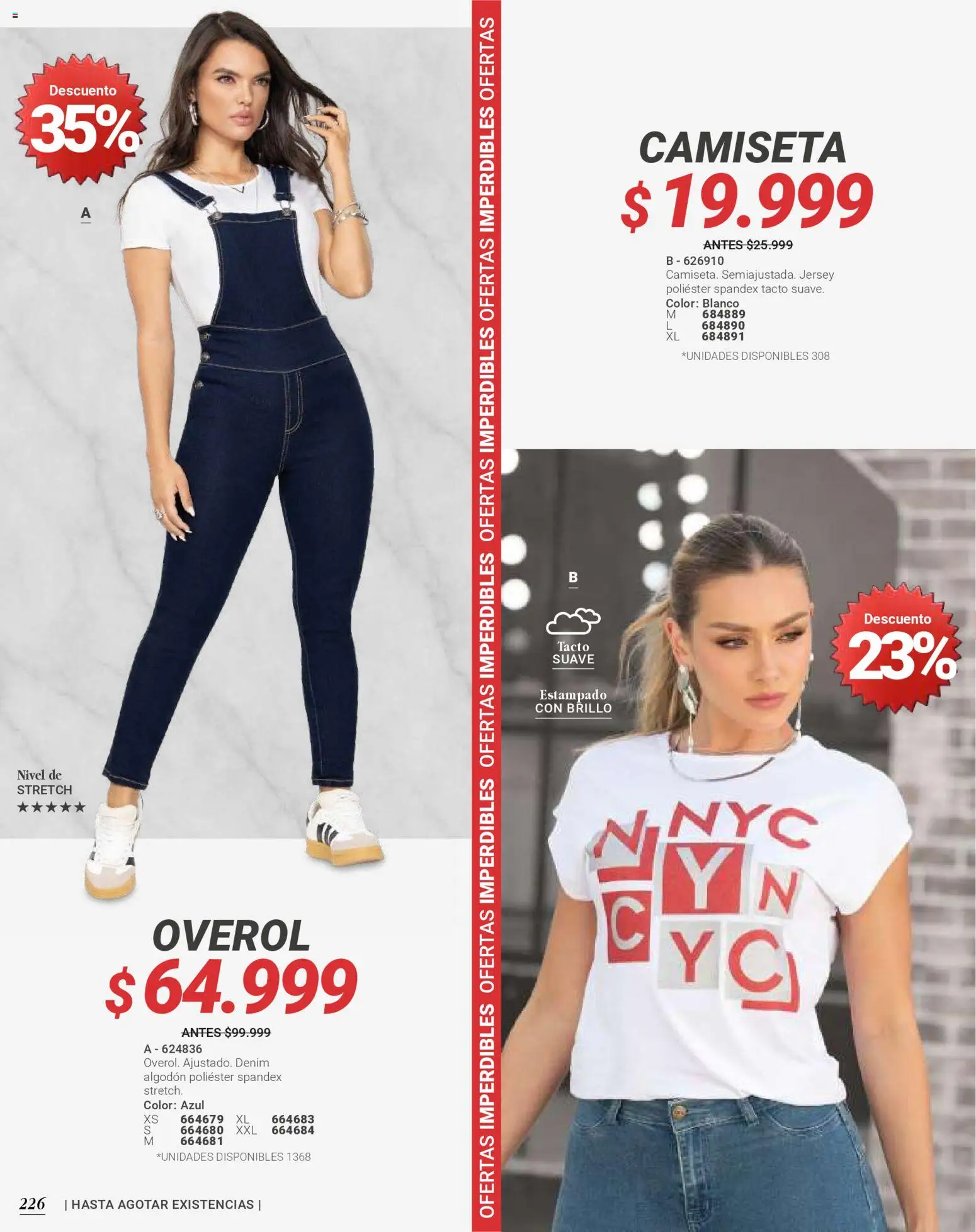 Carmel revista - valida desde el 01.03.2026 | Página: 226 | Productos: Algodón, Brillo, Camiseta, Overol