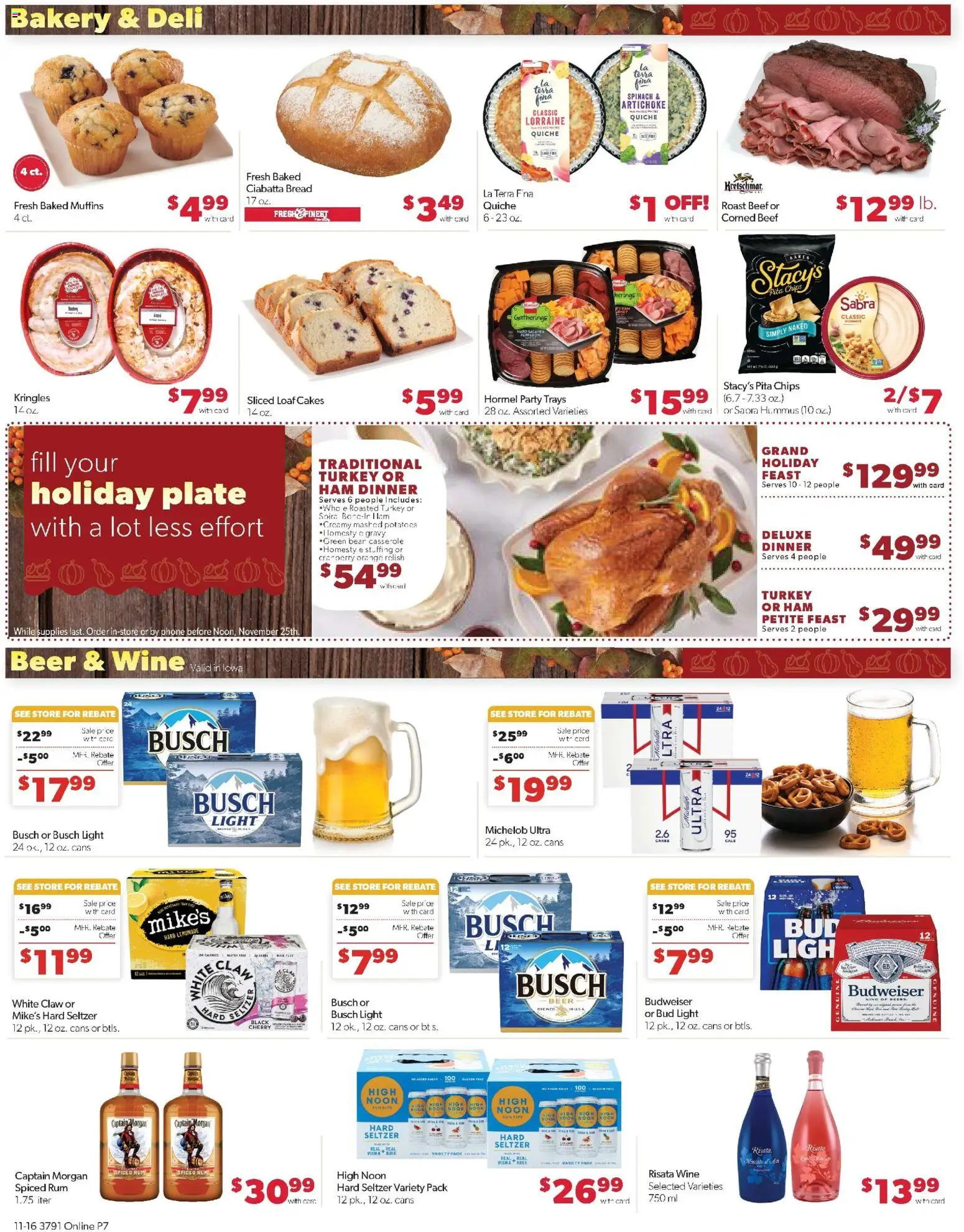Family Fare Weekly Ad - IA - valid from 16.11.2025 | Page: 15 | Products: Salami, Ham, Beer, Chips
