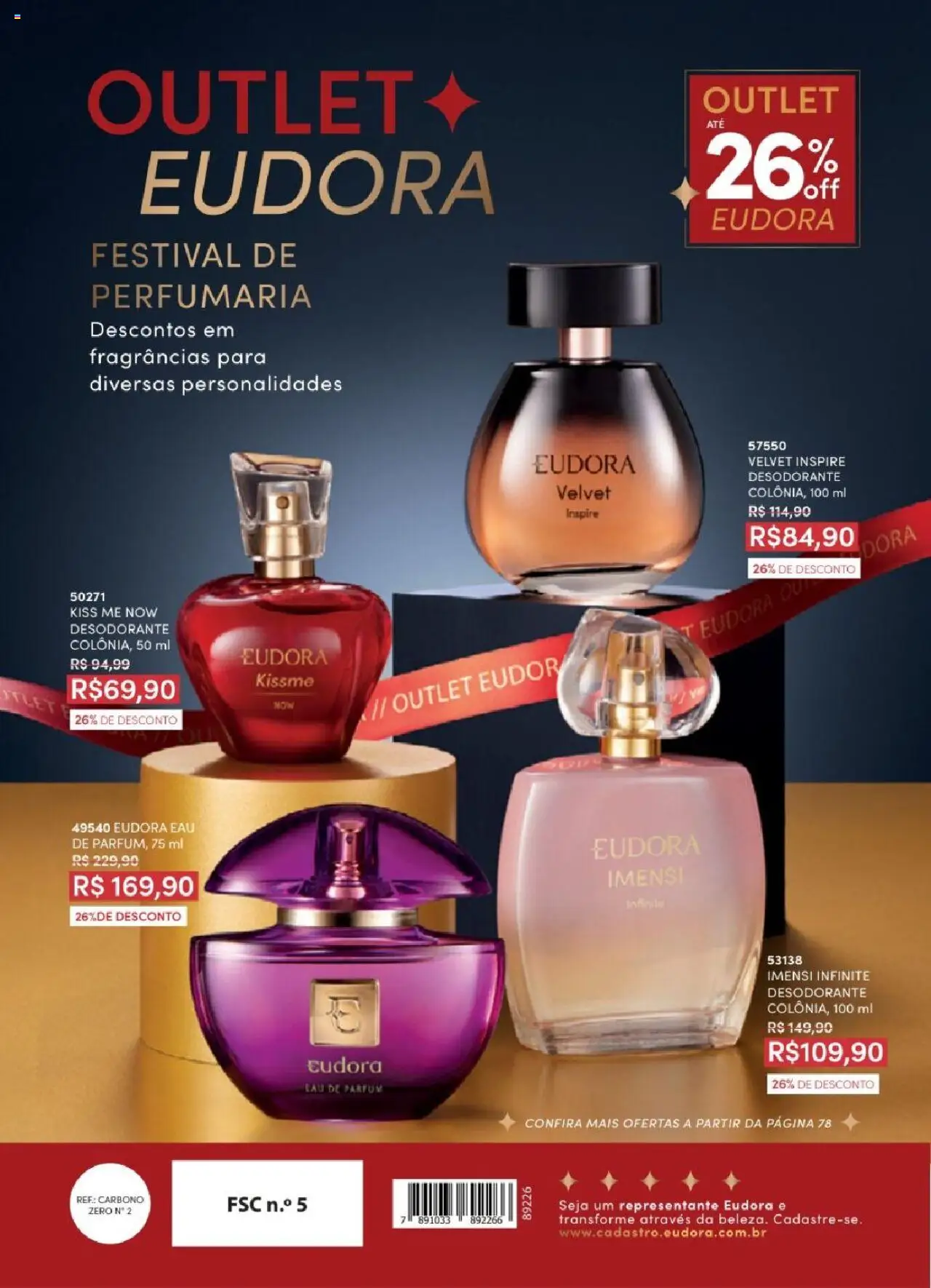 Eudora Folheto - válido de 06.06.2025 | Página: 106 | Produtos: Desodorante