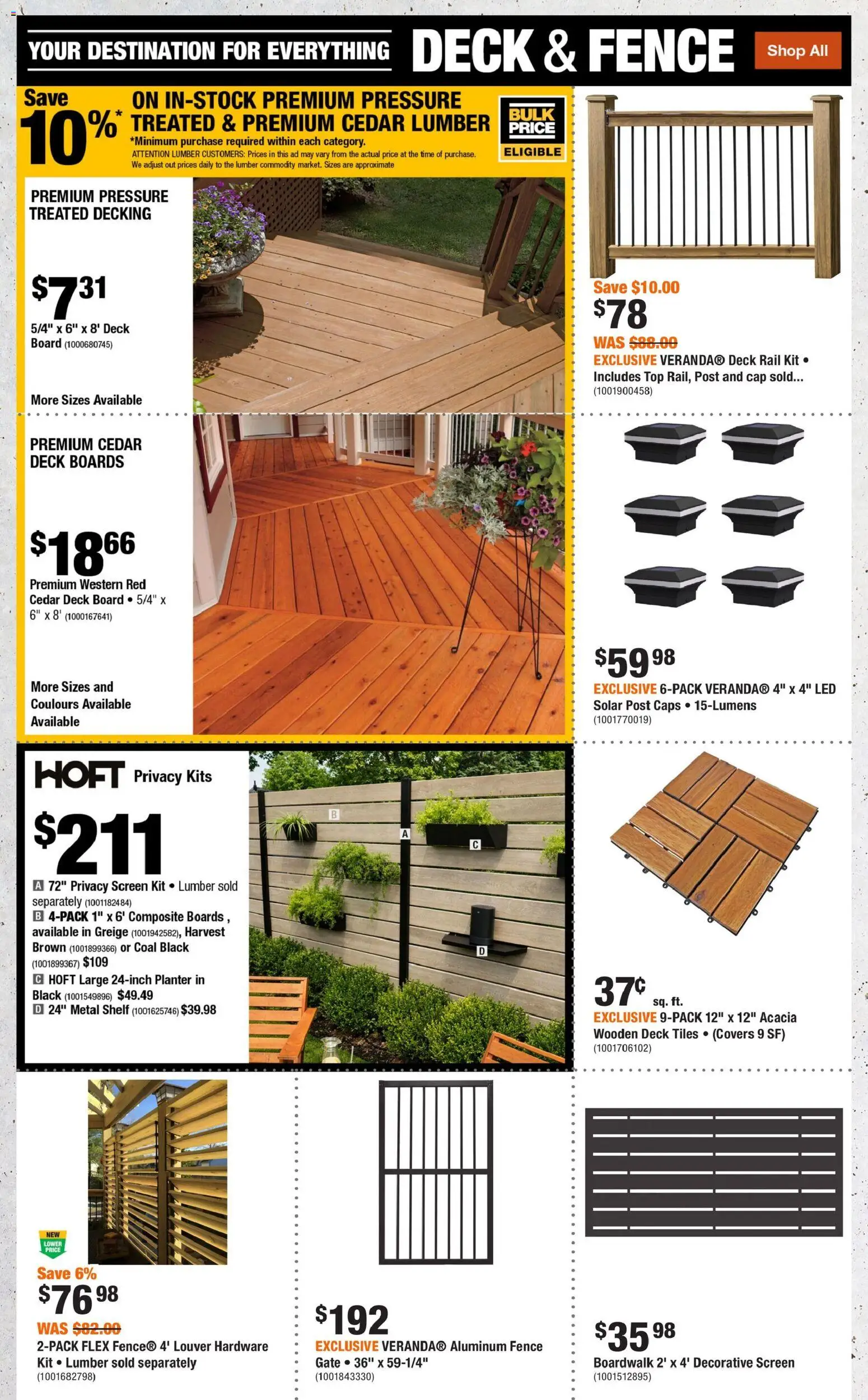 Home Depot flyer valid from 16.04.2026 | Page: 8 | Products: Cap, Shelf