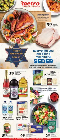 Preview of Metro Passover Flyer - Trois-Pistoles from shop Metro valid from 05.03.2026