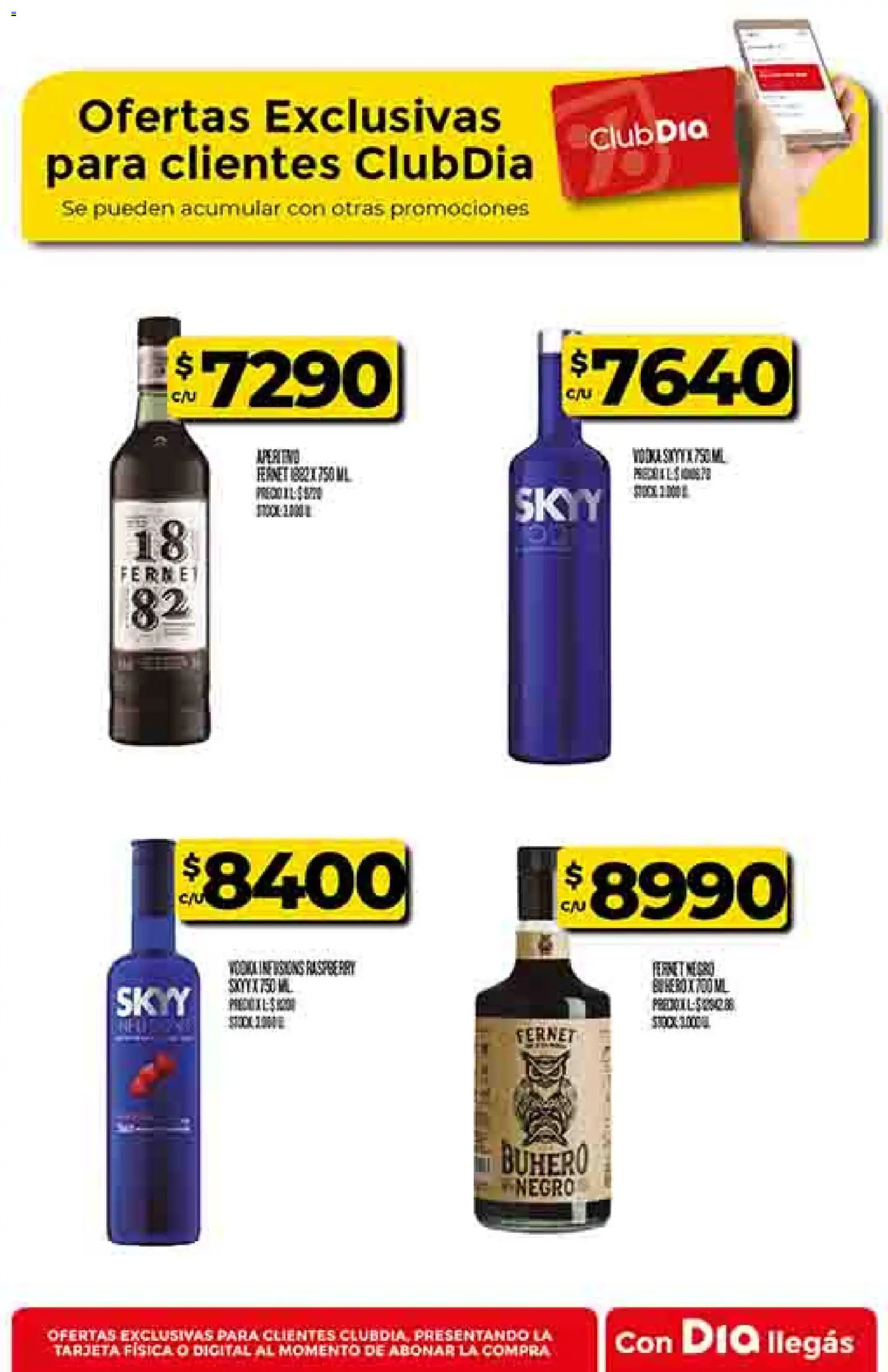 Supermercado DIA Ofertas │ válido desde el 12.11.2025 | Página: 50 | Productos: Fernet