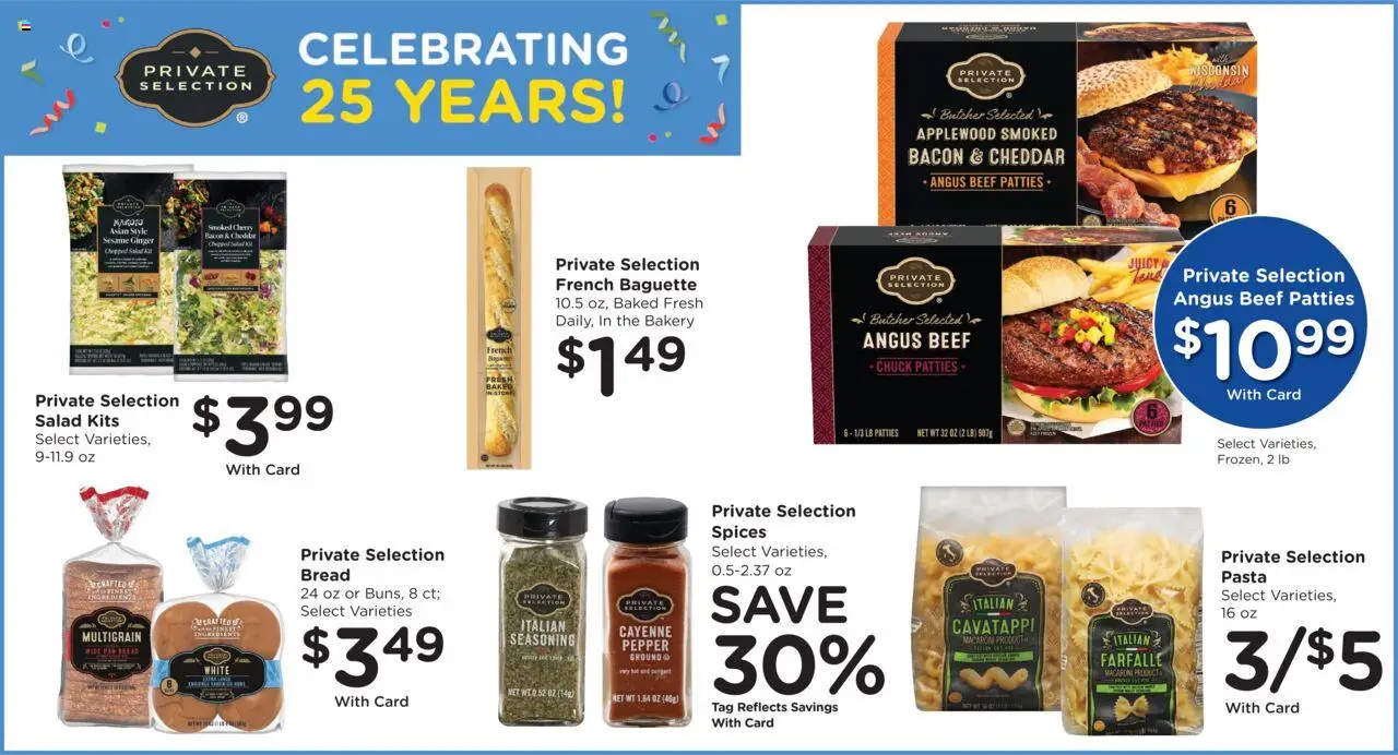 Fry's Food Weekly Ad - valid from 22.10.2025 | Page: 7 | Products: Bread, Beef, Salad, Pepper