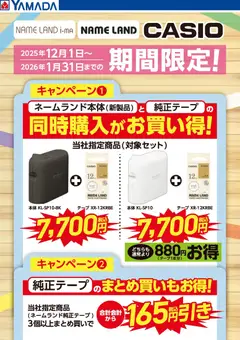 01.12.2025から有効なオファーを含む ヤマダ 電機 - CASIO 大切な方への贈り物に! | ページ: 2