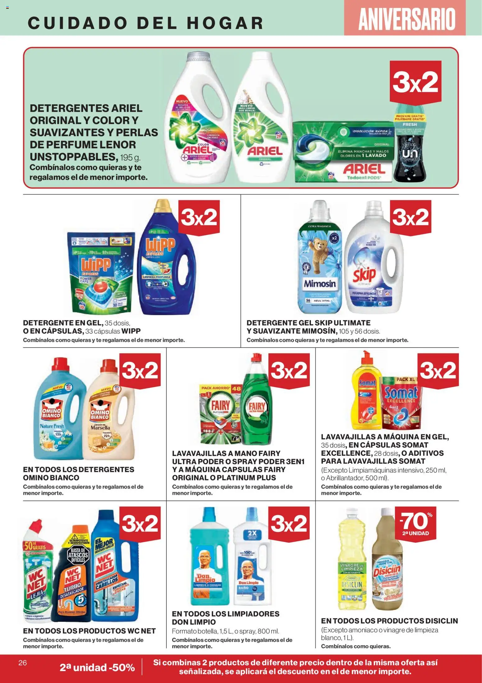Nuevas ofertas de El Corte Inglés válidas en toda la República Mexicana desde el 23.10.2025. ¡Encuentra las mejores ofertas en El Corte - Catálogo Que necesitas hoy! | Página: 36 | Productos: Vinagre, Suavizante, Desinfectante, Perfume