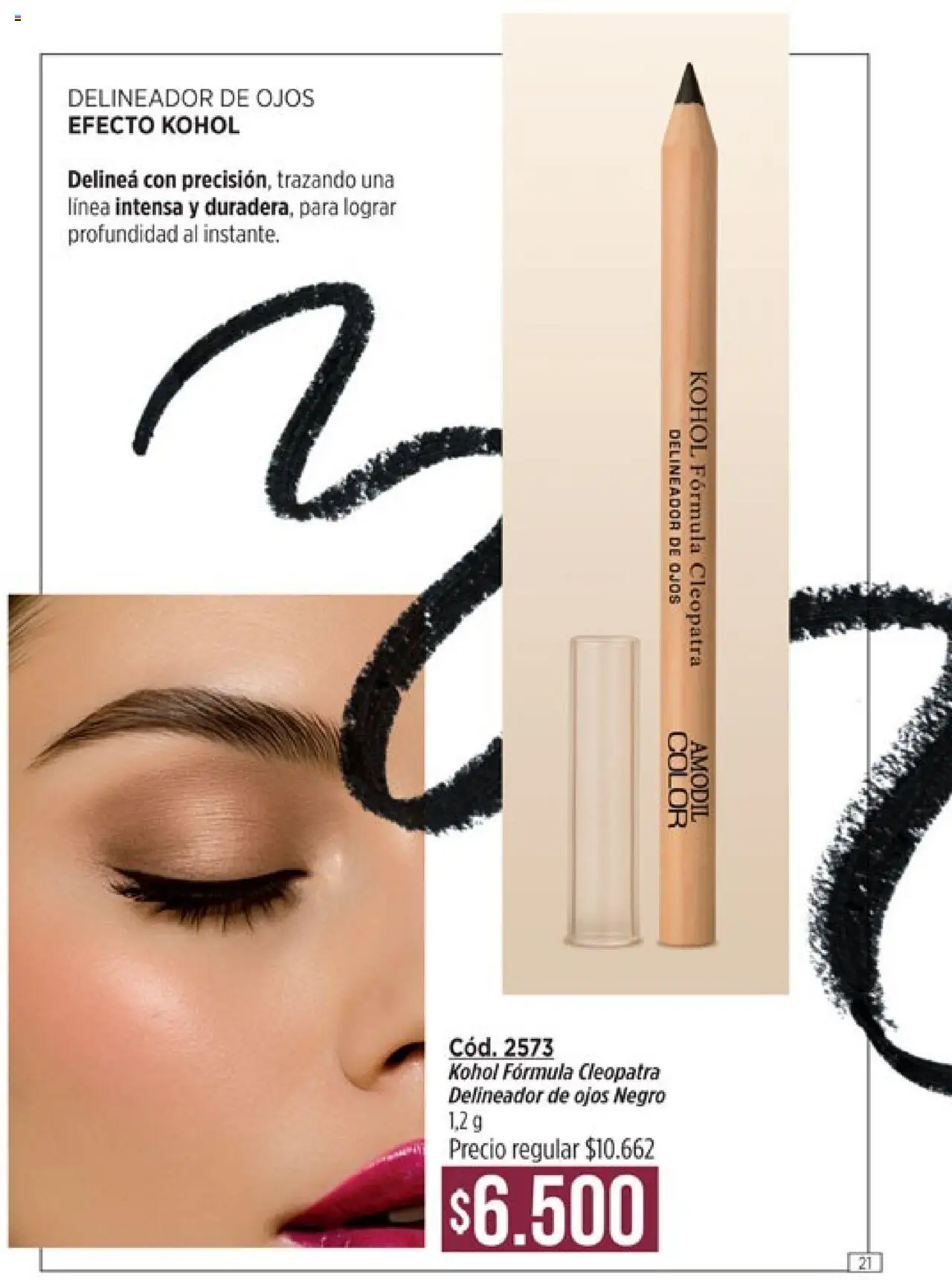 Catálogo Amodil Campaña 12 │ válido desde el 26.06.2025 | Página: 21 | Productos: Delineador de ojos, Delineador
