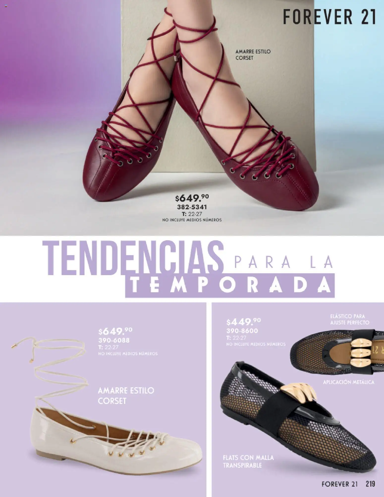 Nuevas ofertas de Andrea válidas en toda la República Mexicana desde el 25.01.2026. ¡Encuentra las mejores ofertas en Andrea catálogo Calzado Dama! | Página: 219 | Productos: Malla