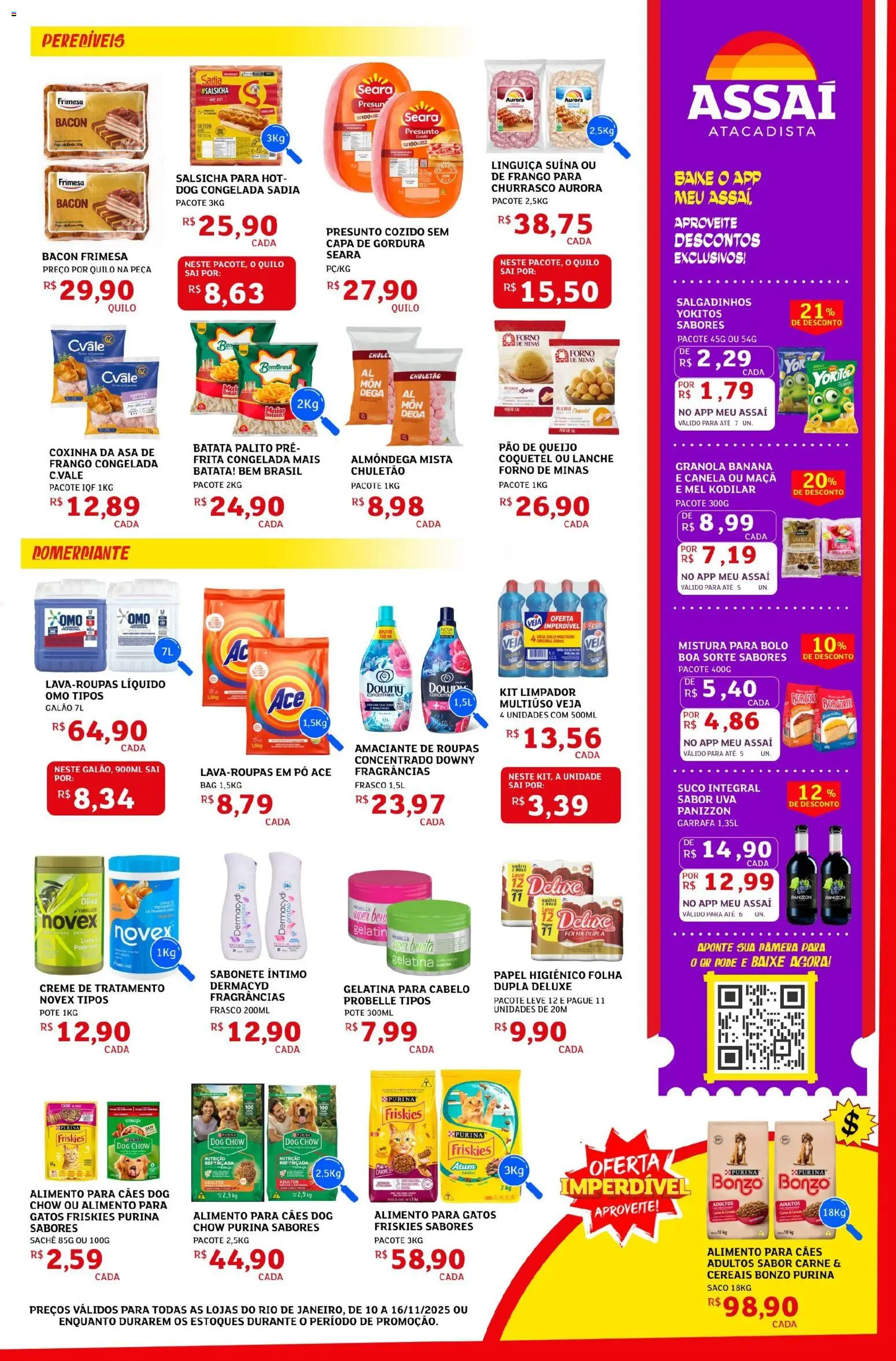 Assaí Atacadista Folheto - válido de 10.11.2025 | Página: 3 | Produtos: Pó, Suco, Bolo, Gelatina