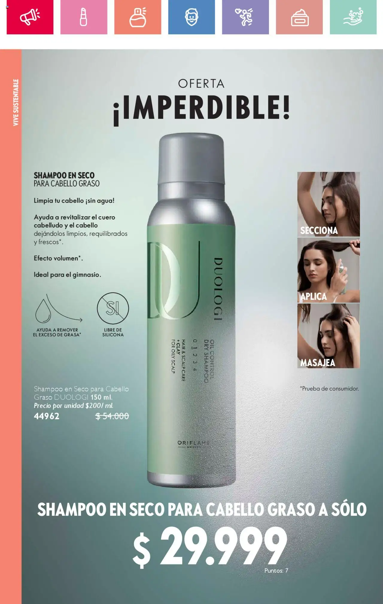 Oriflame revista - valida desde el 02.08.2025 | Página: 80 | Productos: Agua, Shampoo