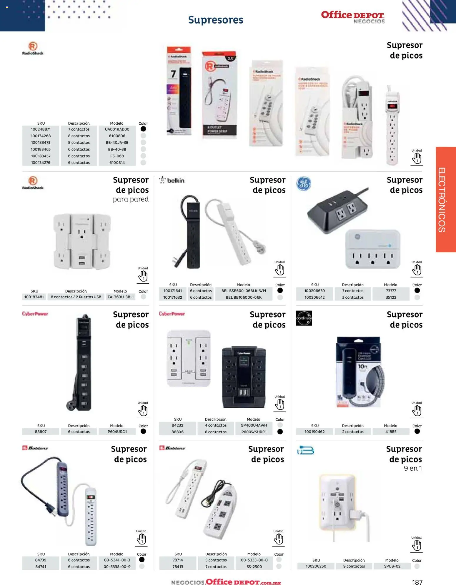 Nuevas ofertas de Office Depot válidas en toda la República Mexicana desde el 12.01.2026. ¡Encuentra las mejores ofertas en Office Depot catálogo 2026! | Página: 189 | Productos: Usb