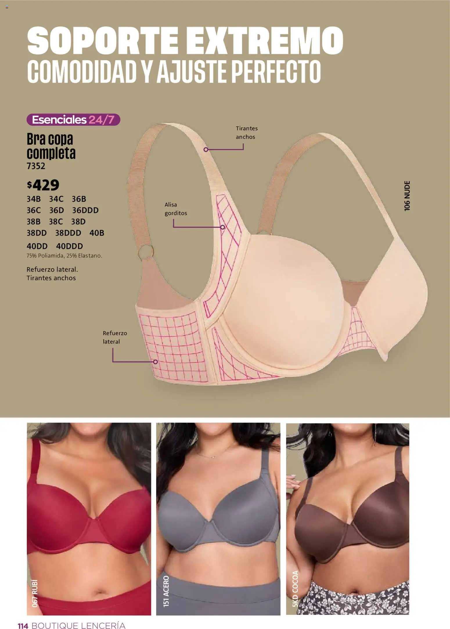 Nuevas ofertas de Ilusión válidas en toda la República Mexicana desde el 01.05.2026. ¡Encuentra las mejores ofertas en Ilusión catálogo Verano! | Página: 116 | Productos: Tirantes, Lenceria