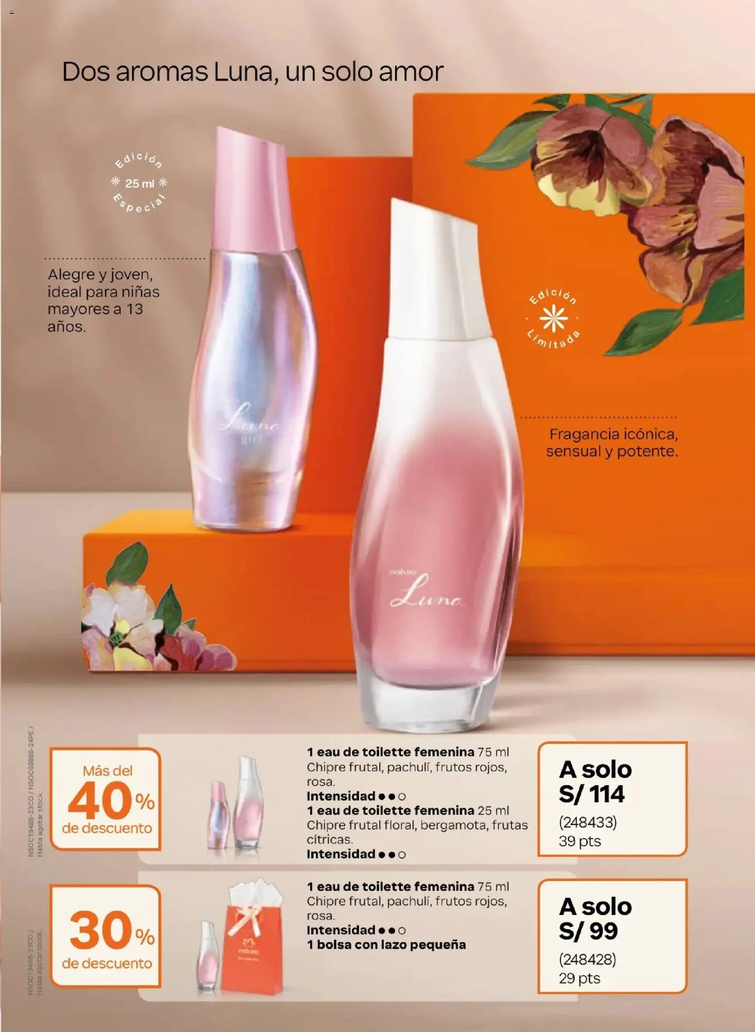 Catálogo Natura válido desde 31.03.2026 | Página: 10 | Productos: Bolsa, Fragancia, EAU de Toilette
