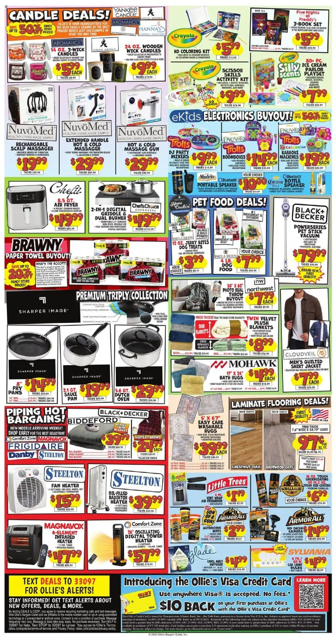 Ollie's Weekly Ad - valid from 08.10.2025 | Page: 2 | Products: Bed, Bath, Microphone, Oven