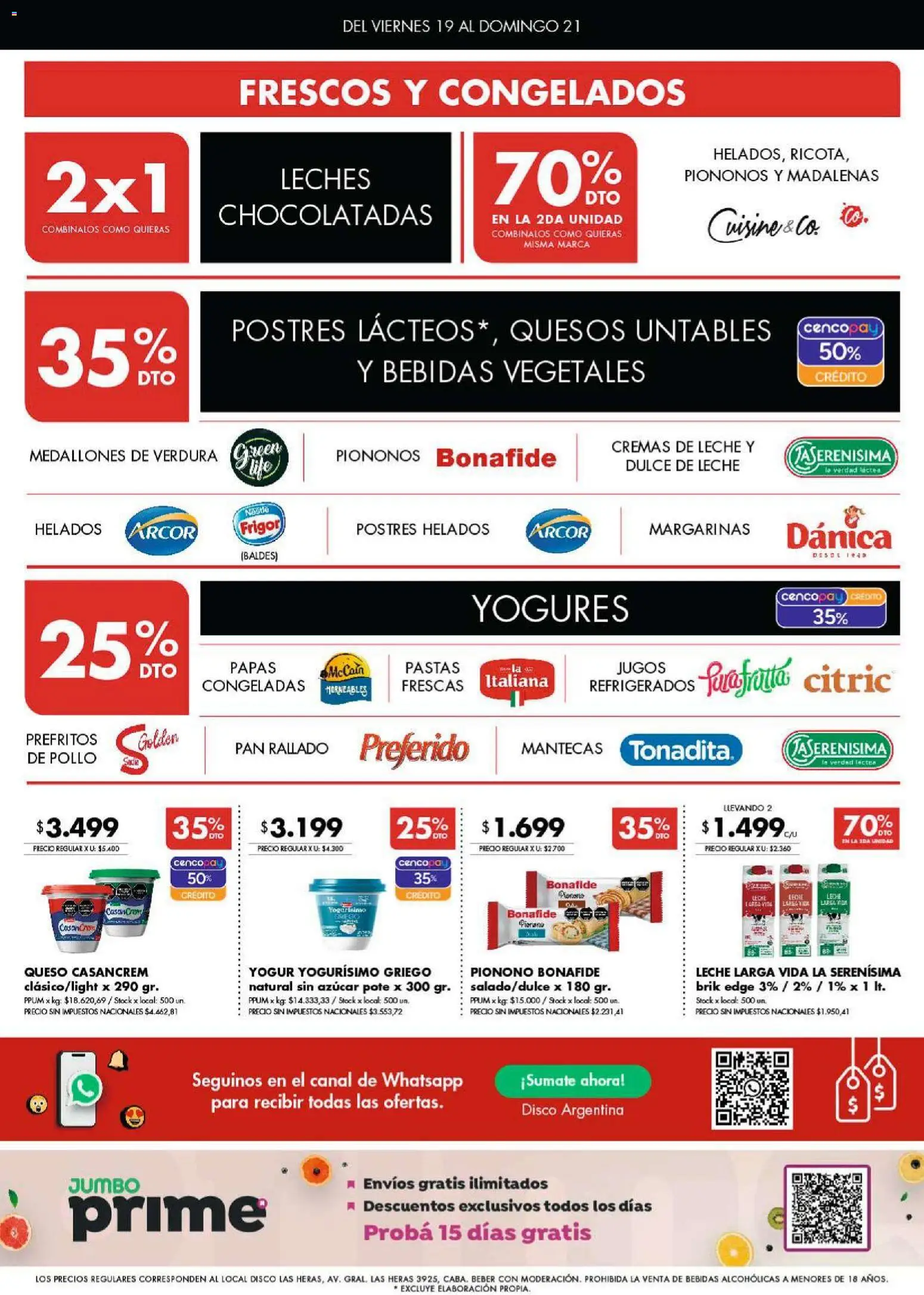 Disco - Ofertas | Córdoba │ válido desde el 18.12.2025 | Página: 4 | Productos: Dulce de leche, Leche, Queso, Yogur