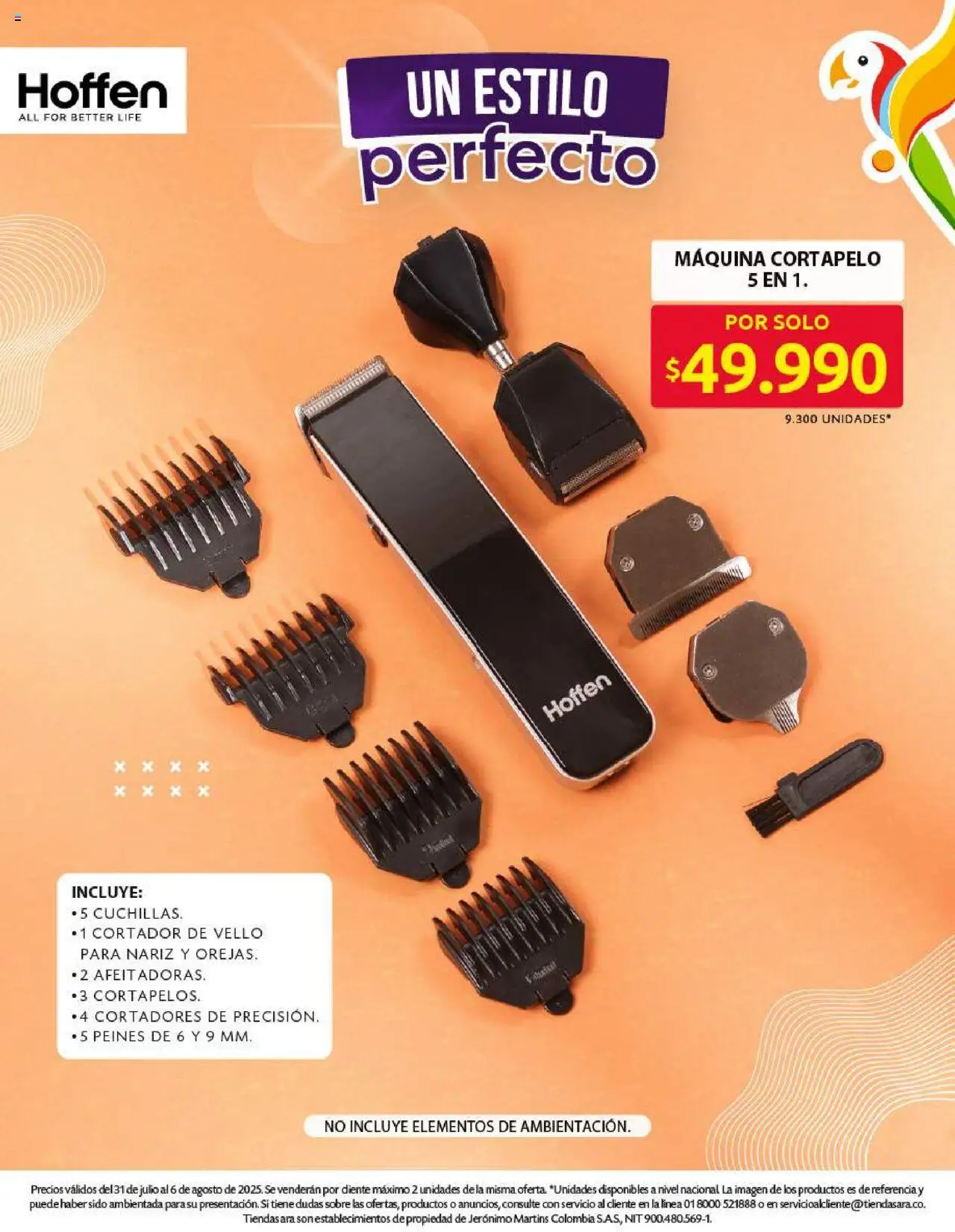 Ara revista - valida desde el 31.07.2025 | Página: 3 | Productos: Cortador, Sobre
