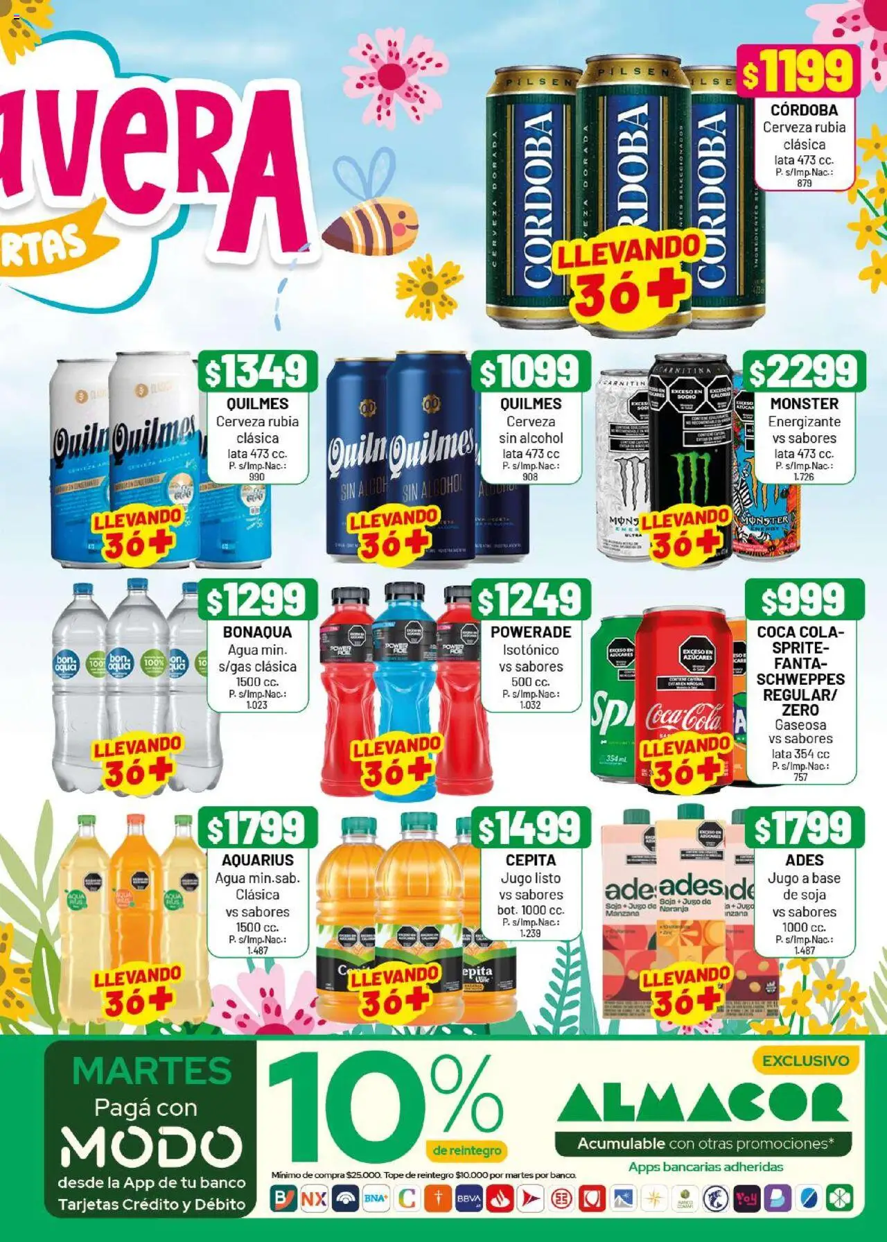 Almacor catálogo │ válido desde el 16.10.2025 | Página: 5 | Productos: Banco, Manzana, Agua, Jugo