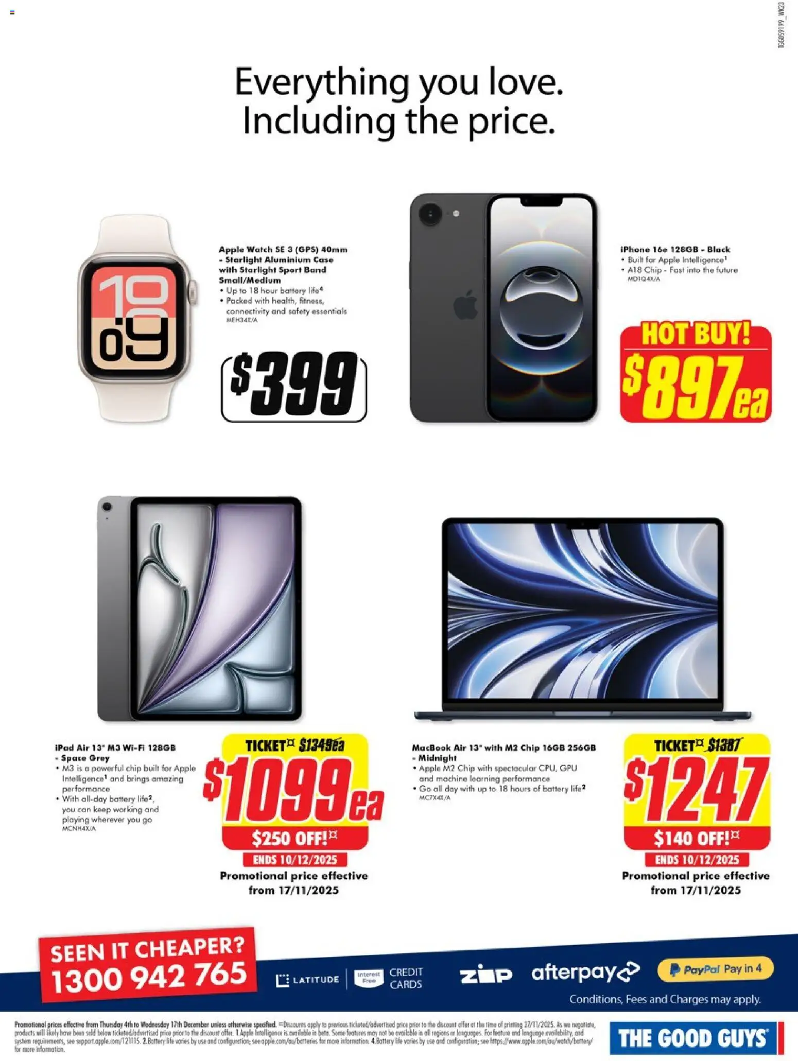 The Good Guys catalogue - valid from 03.12.2025 | Page: 27 | Products: Battery, Watch, Iphone, Case