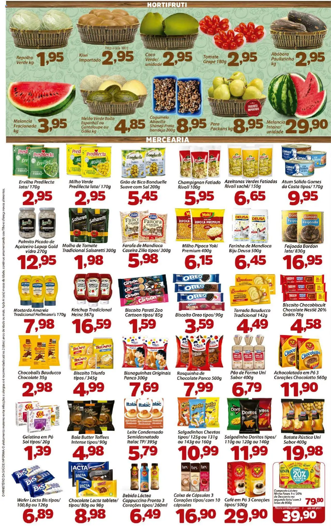 Confiança Folheto - válido de 10.10.2025 | Página: 2 | Produtos: Melão, Palmito, Molho de tomate, Caixa