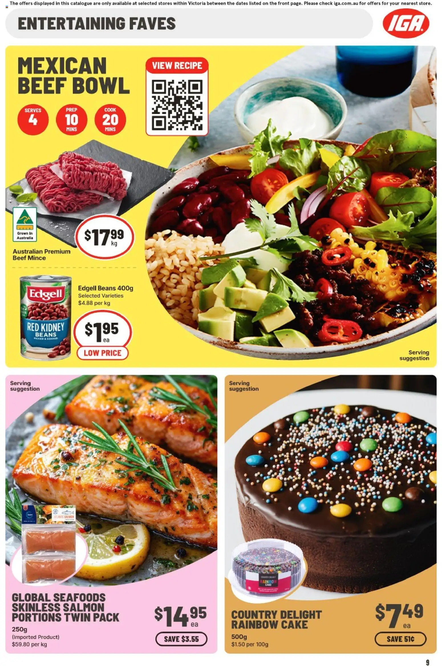IGA catalogue - valid from 07.01.2026 | Page: 12 | Products: Beef, Salmon