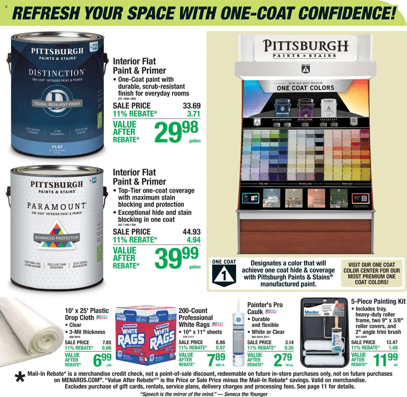 Menards Weekly Ad - valid from 04.03.2026 | Page: 18 | Products: Trim, Acrylic, Brush, Coat