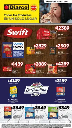 Vista previa Diarco - Especial Swift – La Paulina válido desde el 17.11.2025